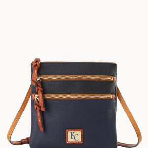 MLB Royals Triple Zip Crossbody