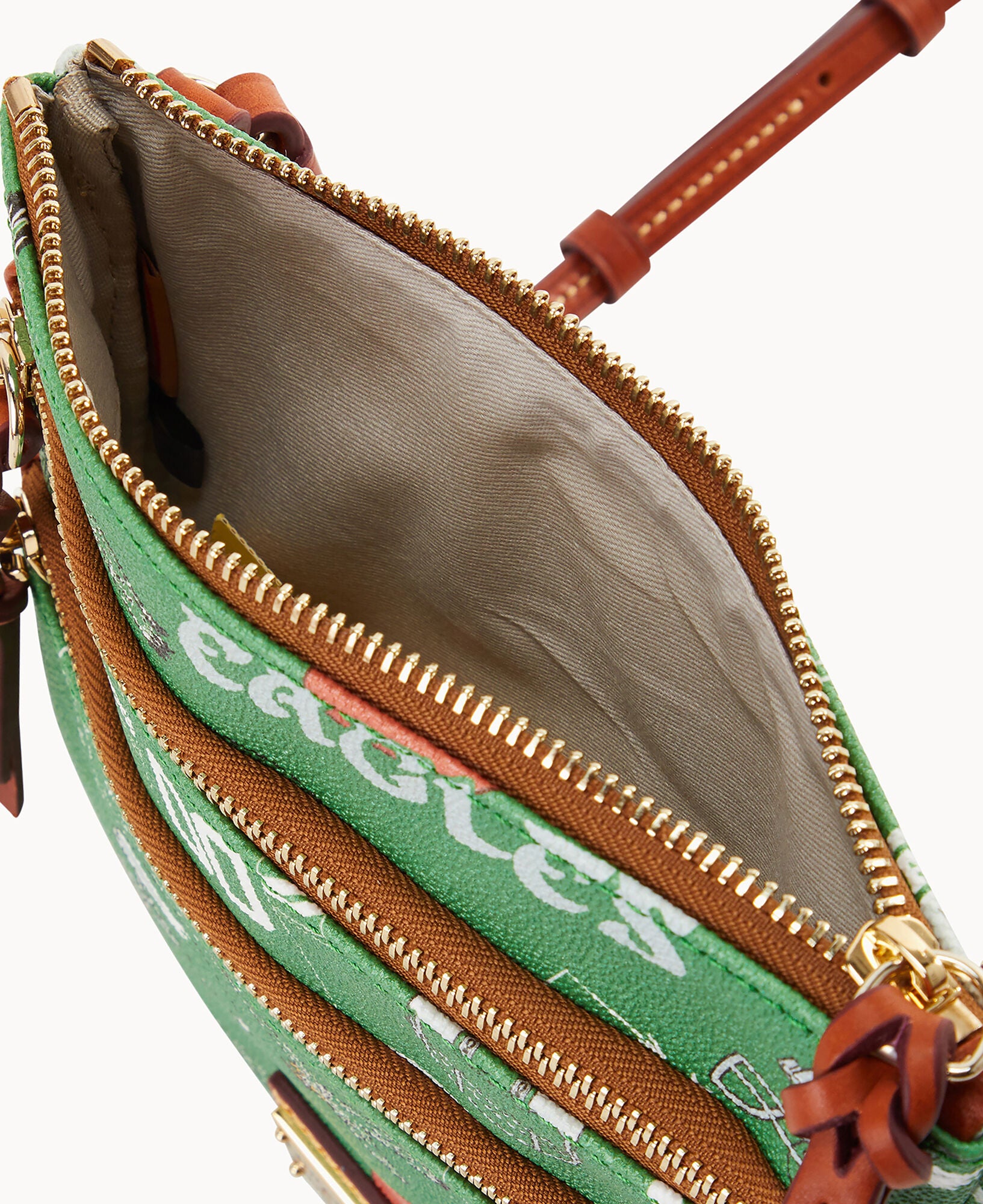 NFL Eagles Triple Zip Crossbody - Image 3
