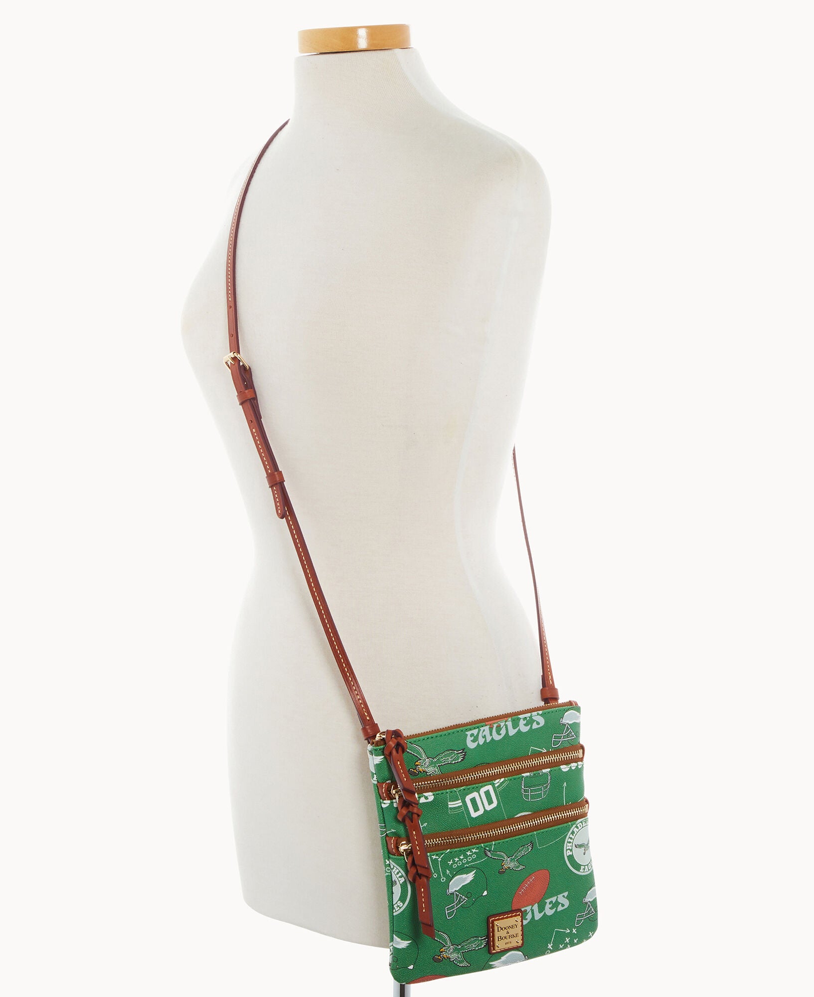 NFL Eagles Triple Zip Crossbody - Image 4