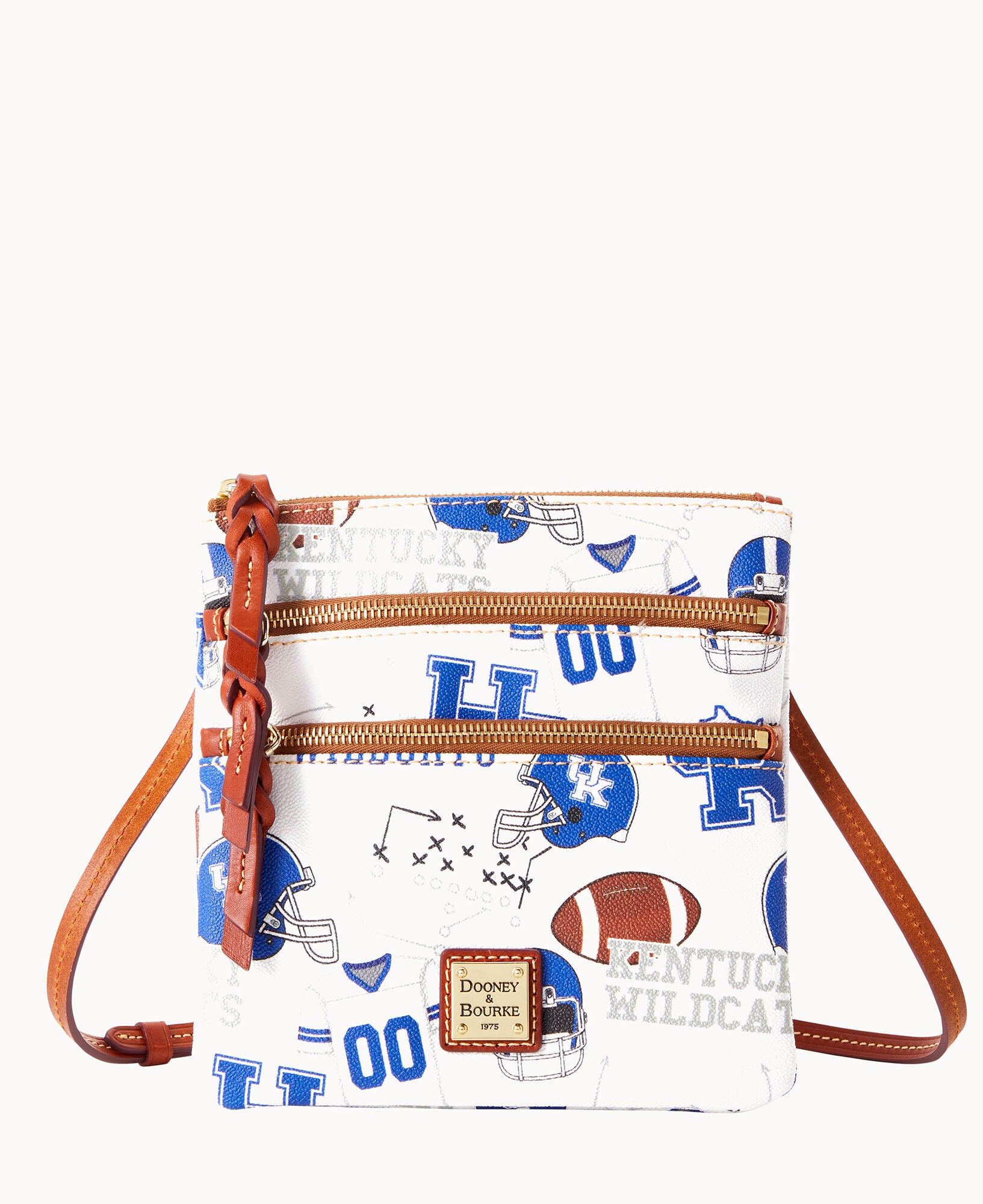 Collegiate University of Kentucky Triple Zip Crossbody - Image 5