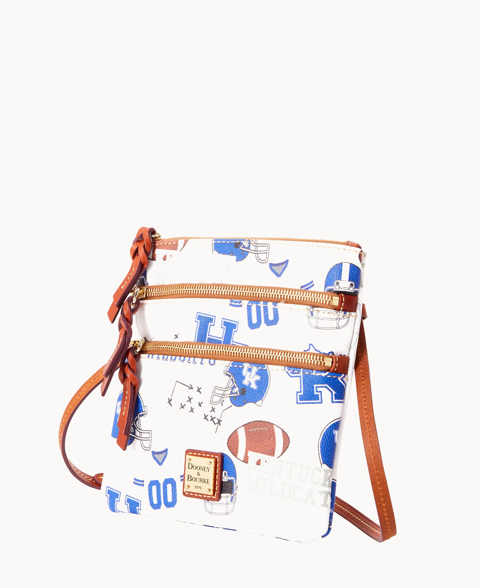 Collegiate University of Kentucky Triple Zip Crossbody - Image 6