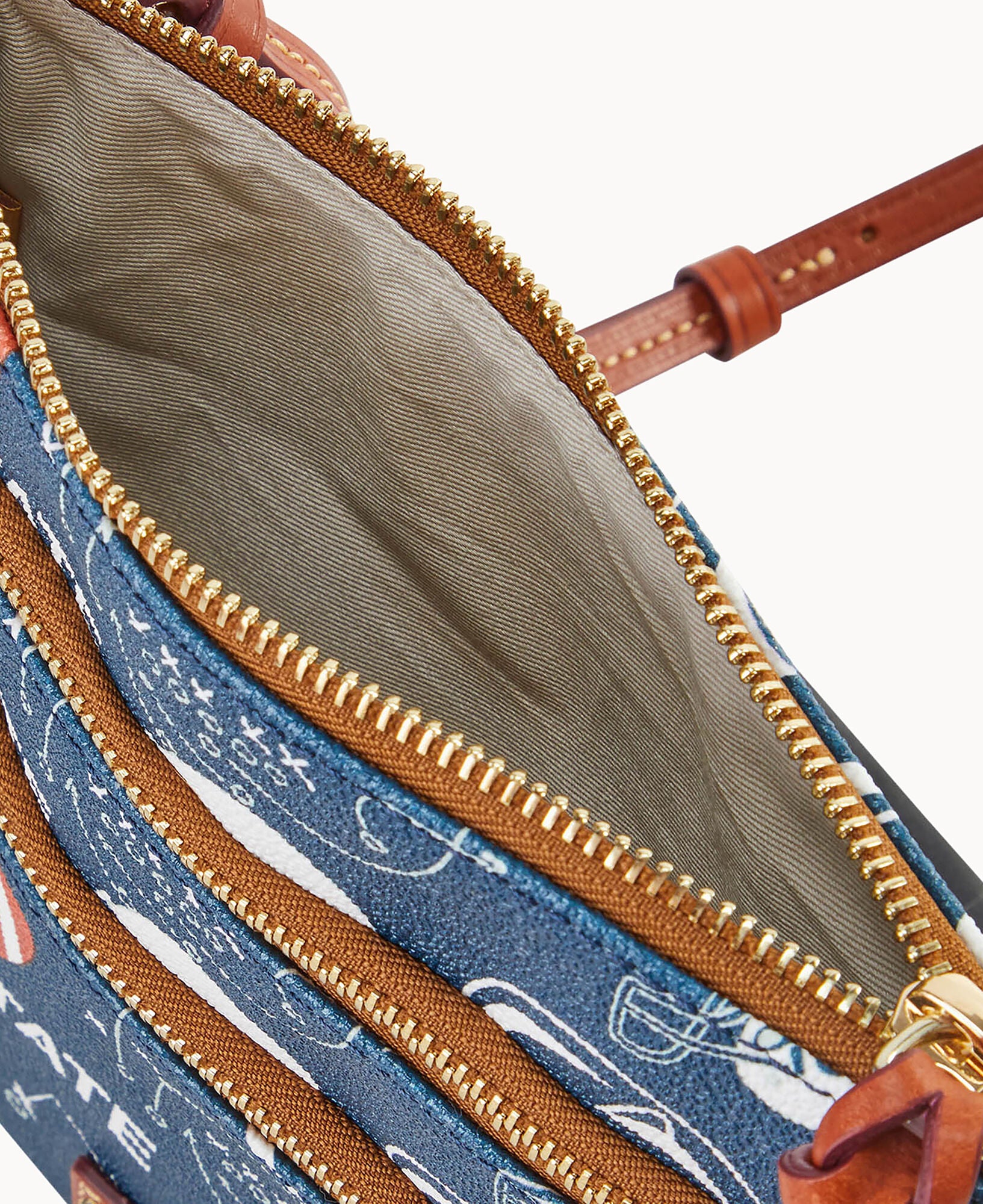 Collegiate Penn State University Triple Zip Crossbody - Image 3