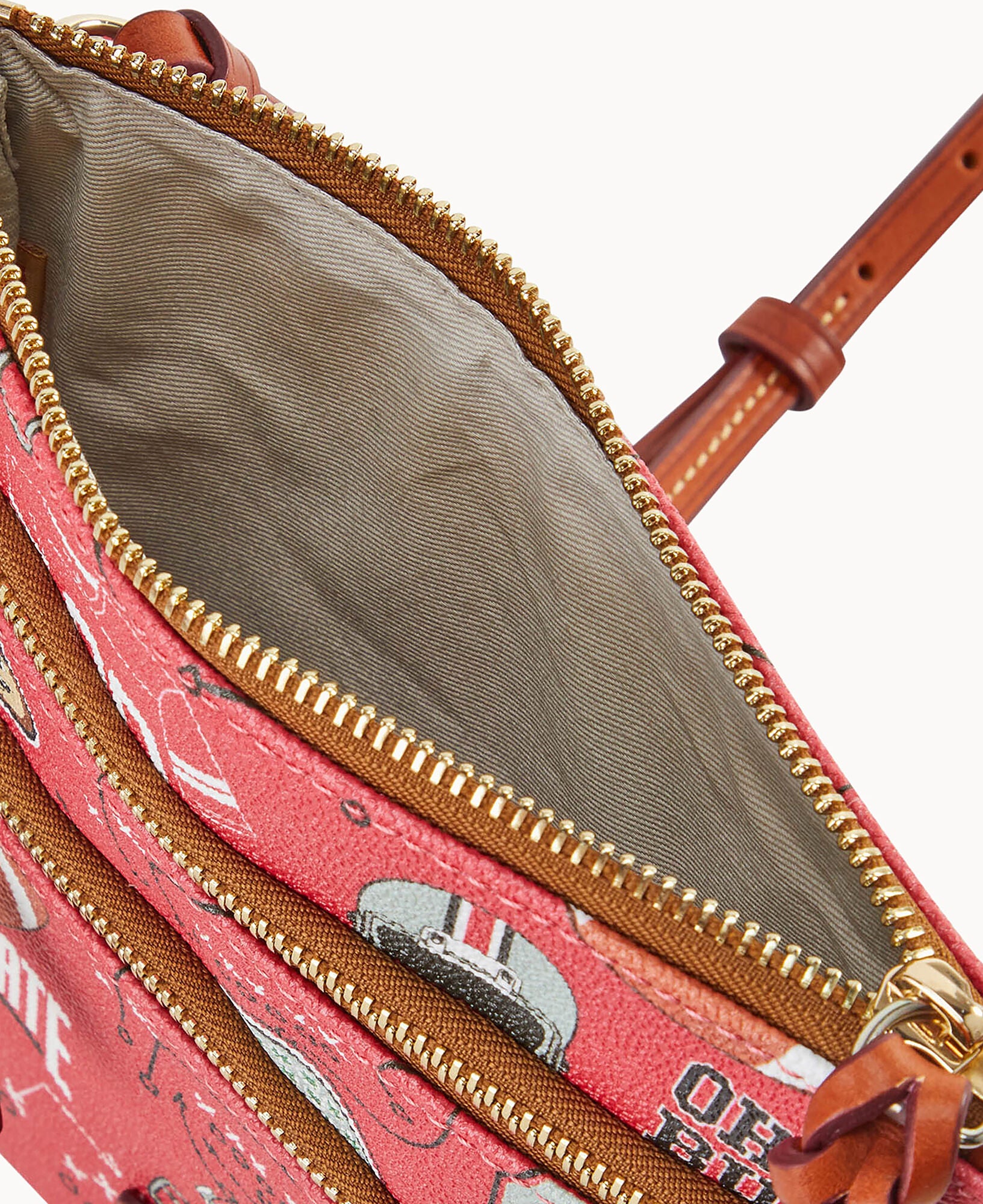 Collegiate Ohio State University Triple Zip Crossbody - Image 3