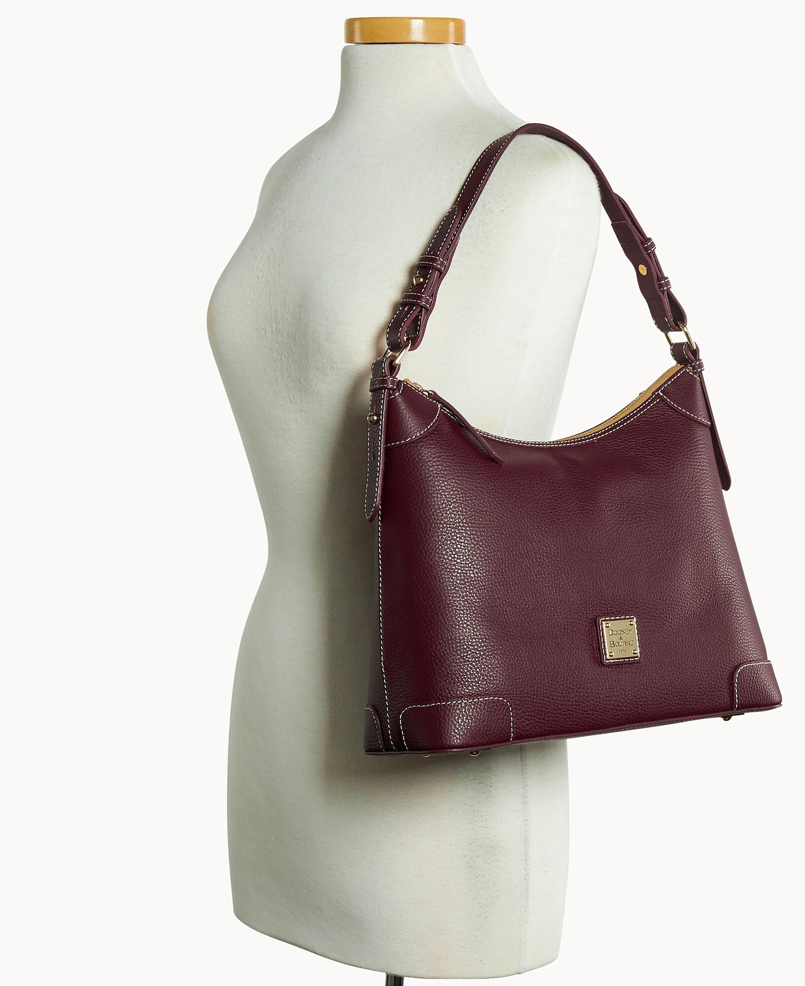 Lucca Leather Hobo - Image 8