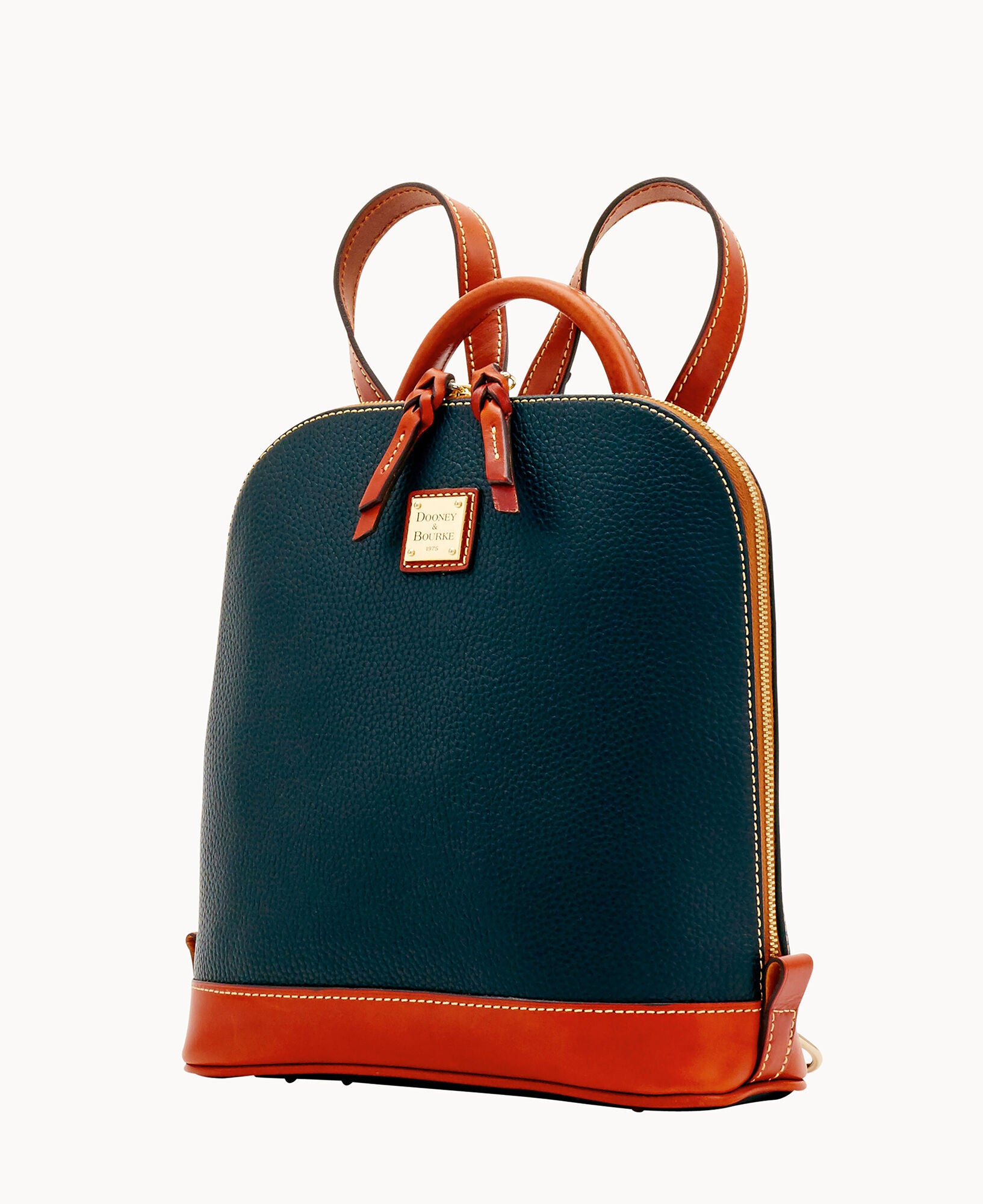 Pebble Grain Zip Pod Backpack - Image 18