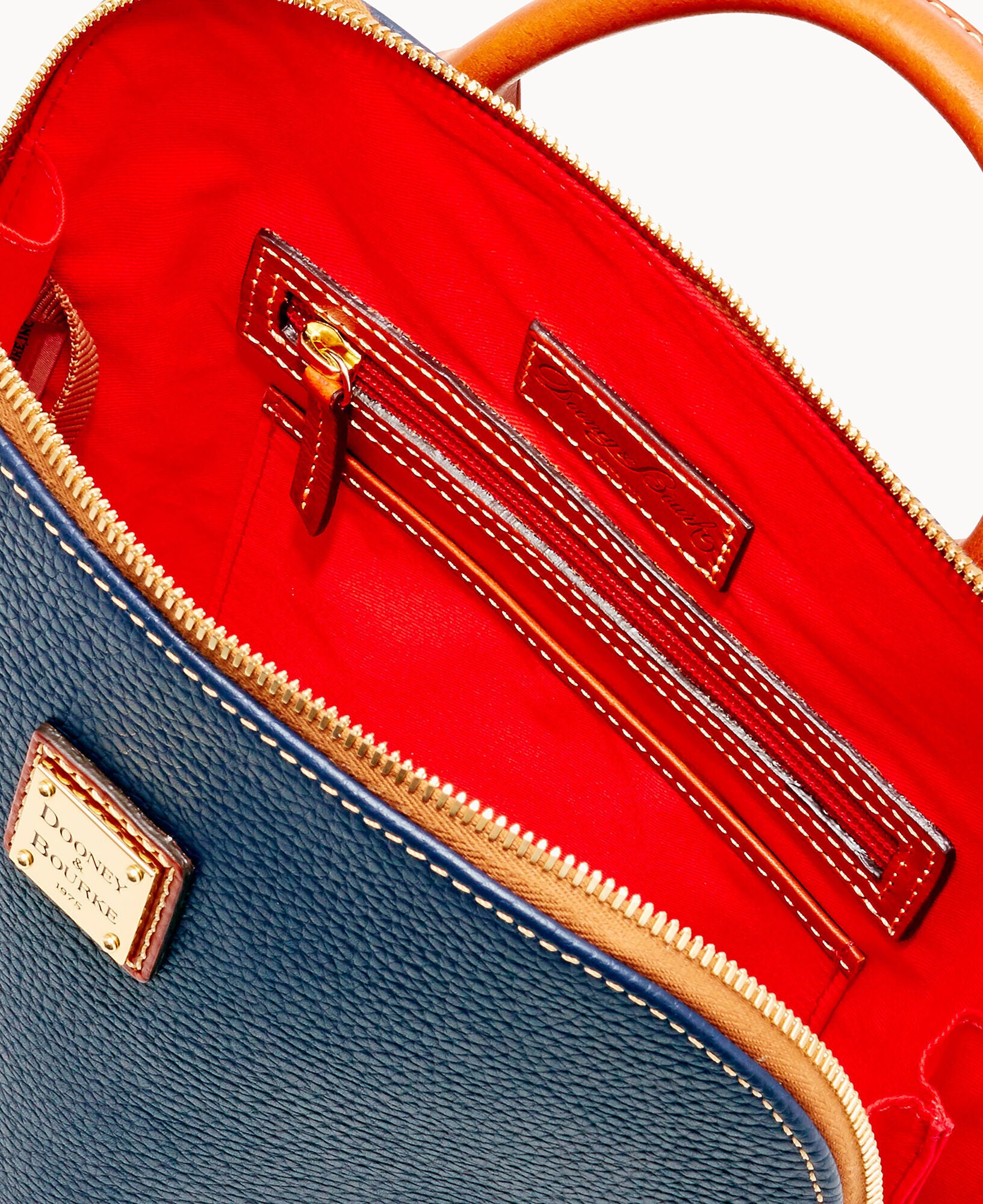 Pebble Grain Zip Pod Backpack - Image 23