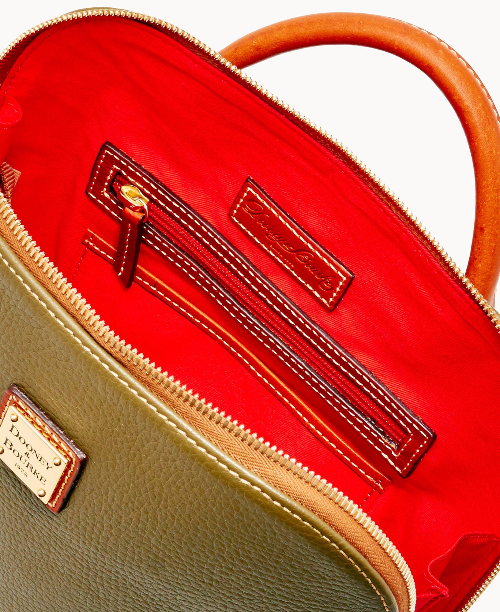 Pebble Grain Zip Pod Backpack - Image 27