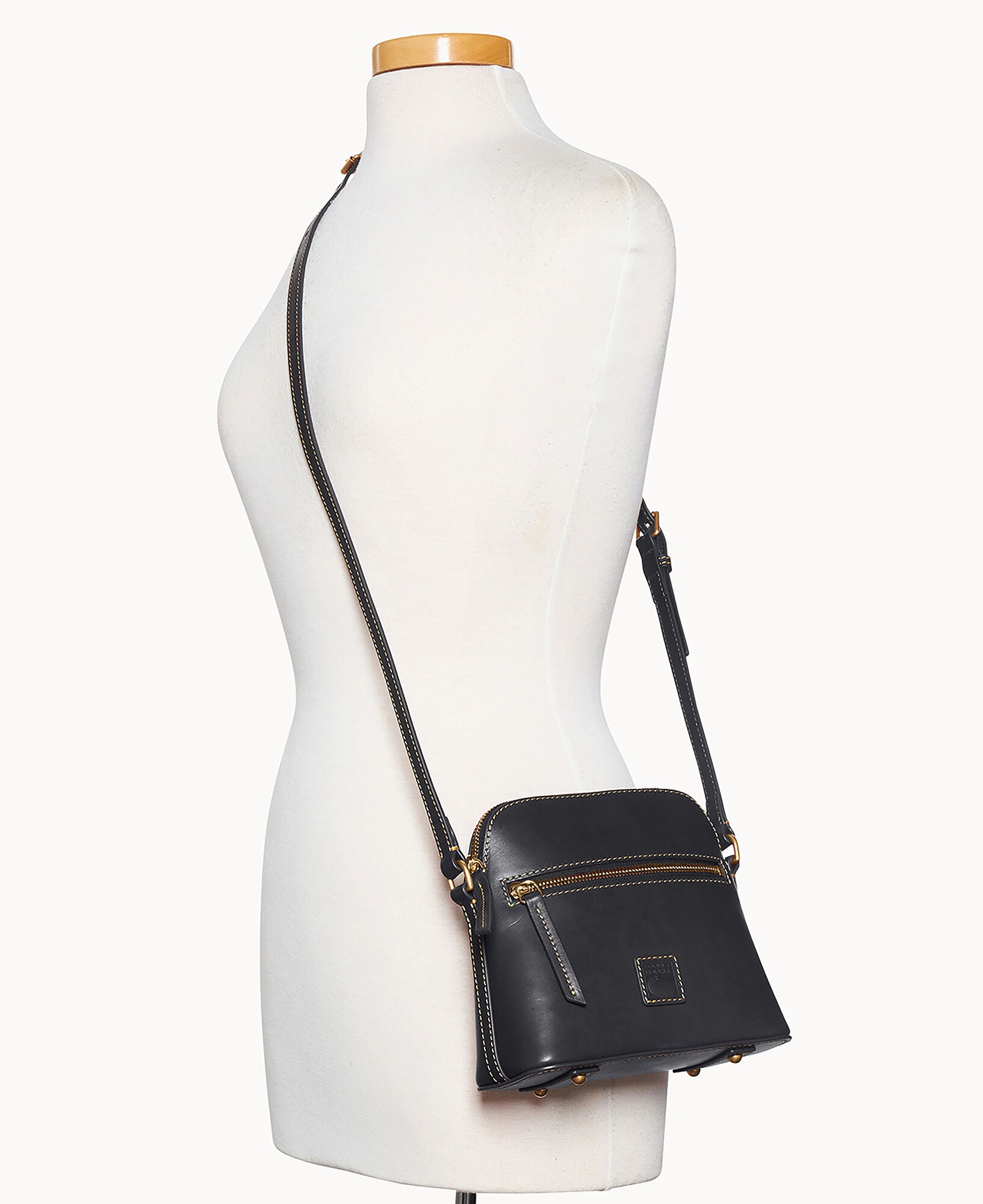 Florentine Zip Domed Crossbody - Image 8