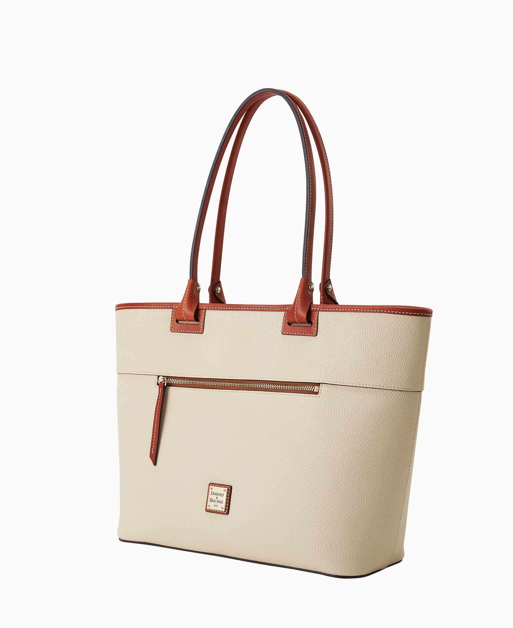 Pebble Grain Large Zip Tote - Image 14