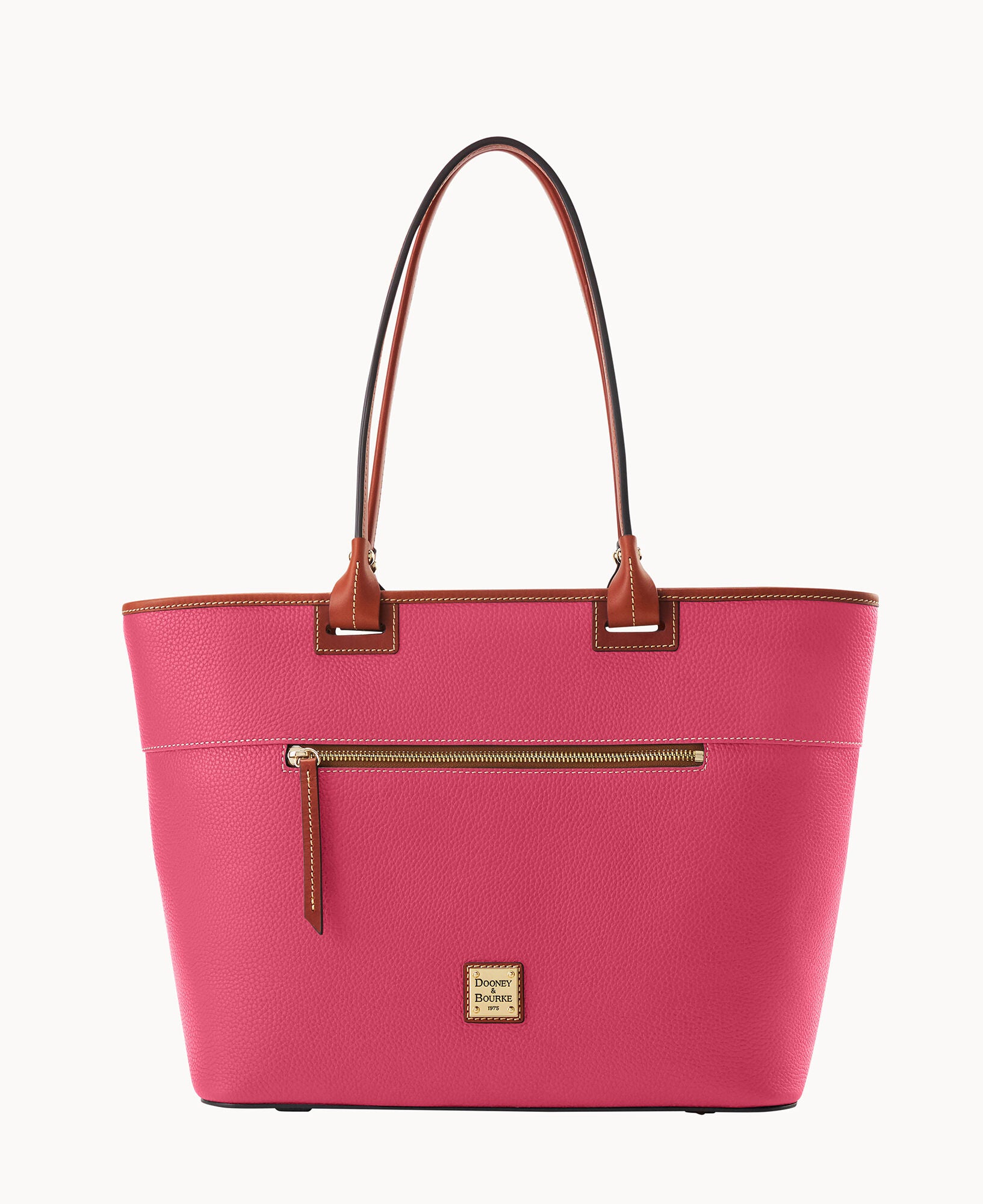 Pebble Grain Large Zip Tote - Image 21