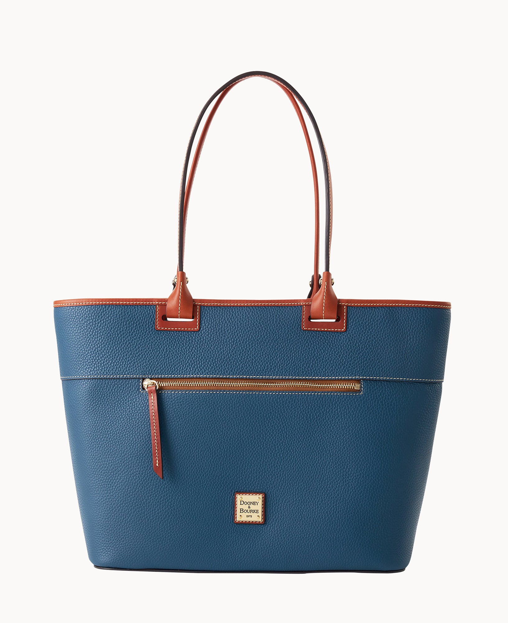 Pebble Grain Large Zip Tote - Image 25
