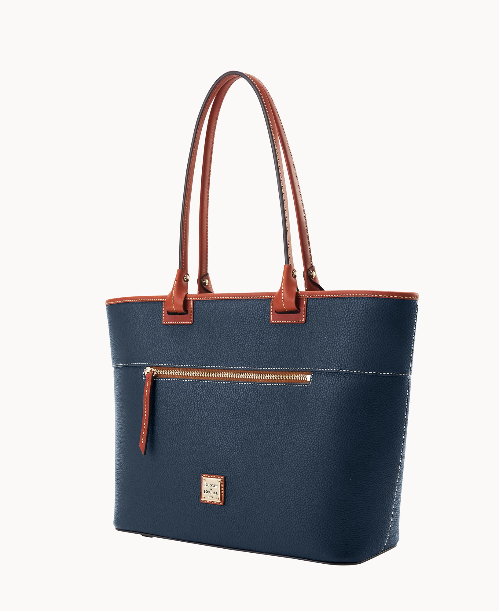 Pebble Grain Large Zip Tote - Image 30