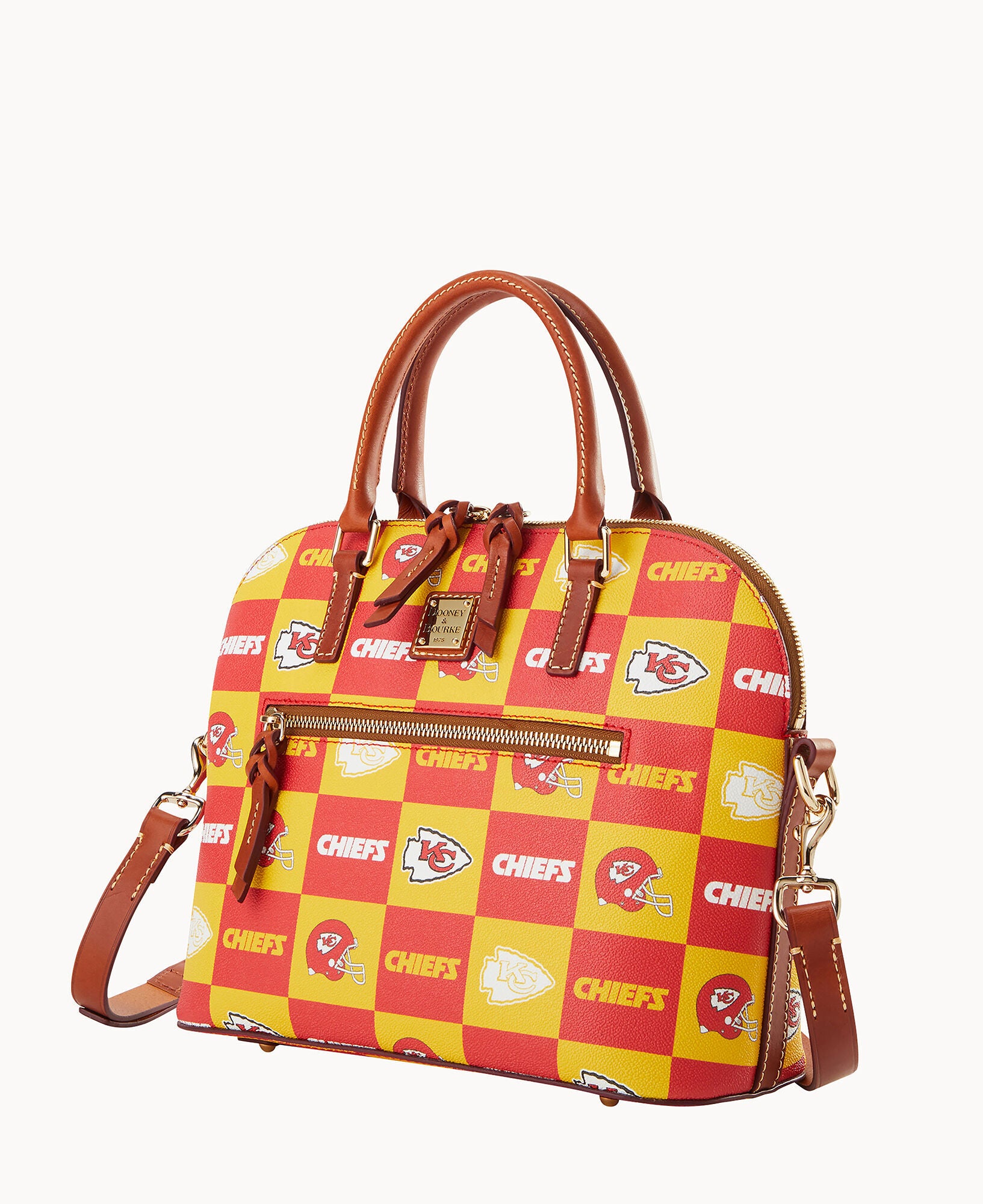 NFL Chiefs Domed Zip Satchel - Image 2