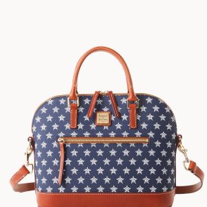 MLB Astros Domed Zip Satchel