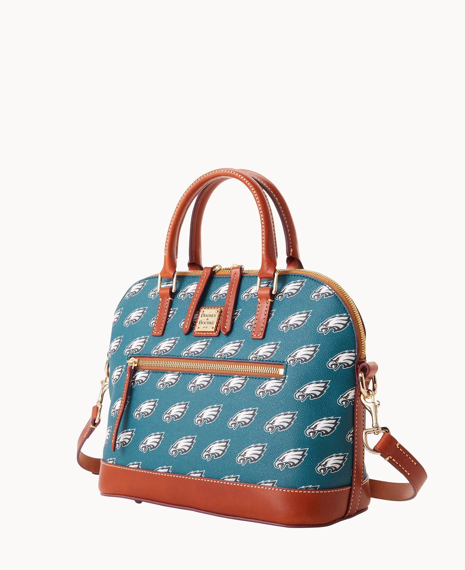 NFL Eagles Domed Zip Satchel - Image 2