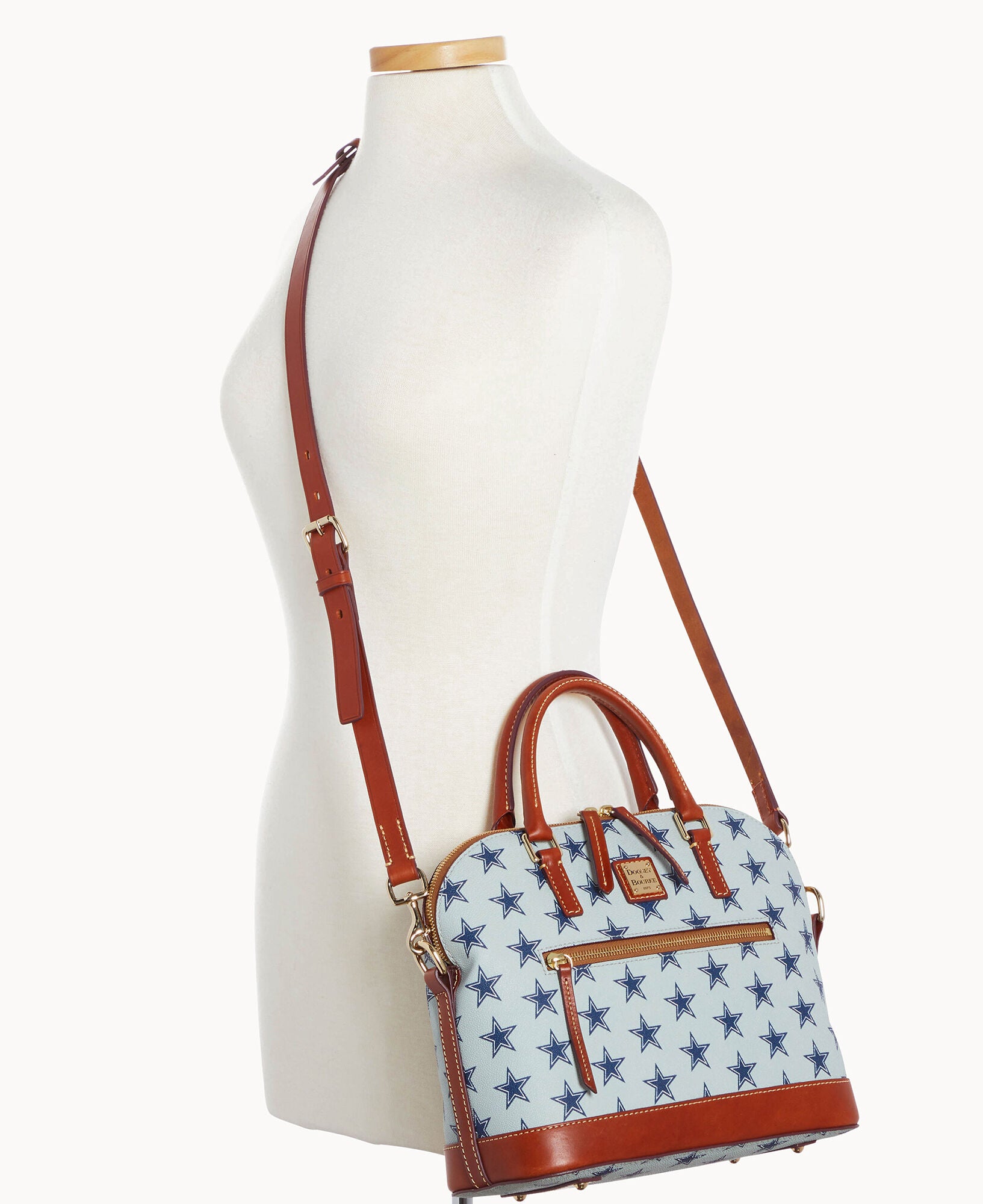 NFL Cowboys Domed Zip Satchel - Image 4
