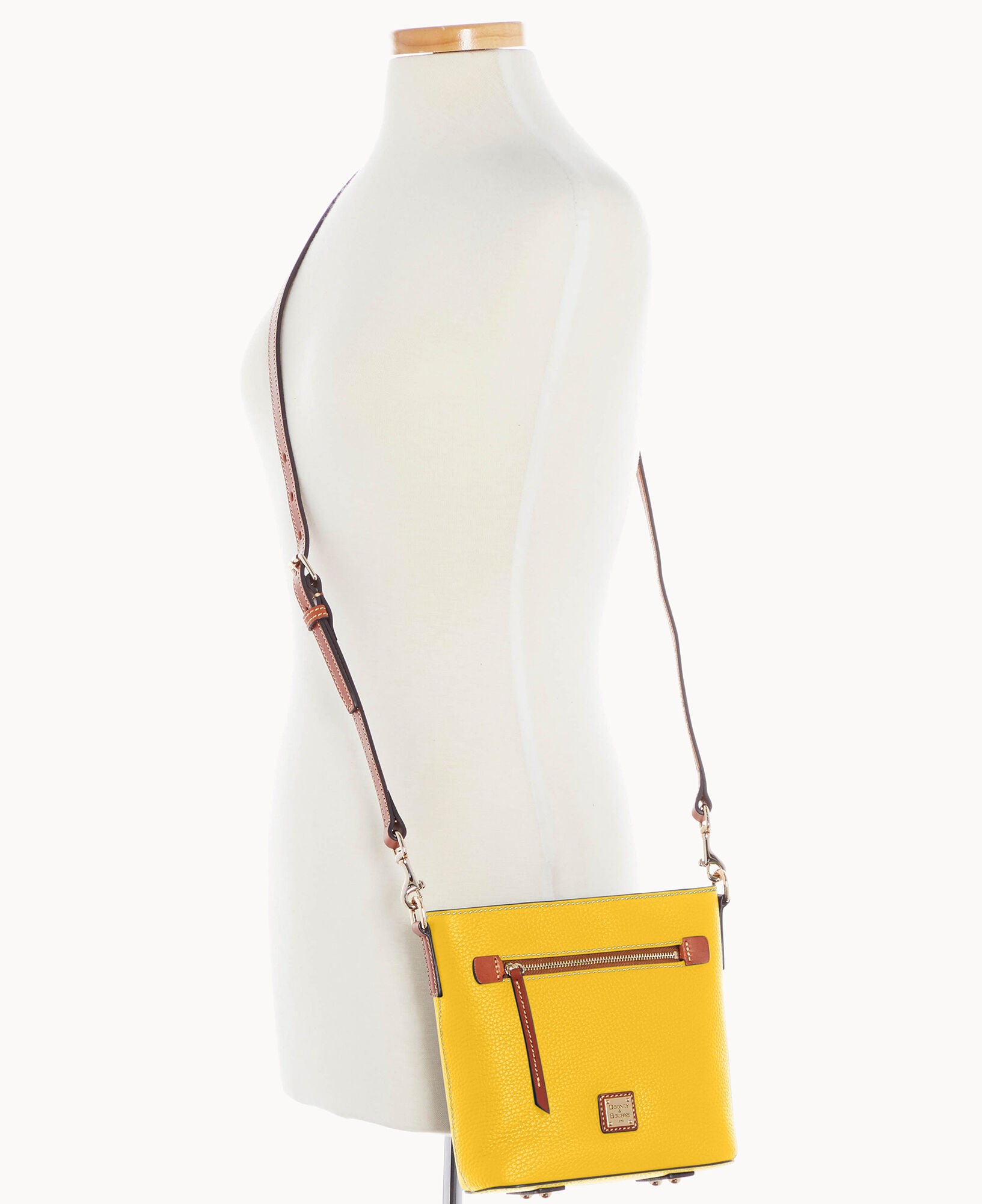Pebble Grain Small Zip Crossbody - Image 28