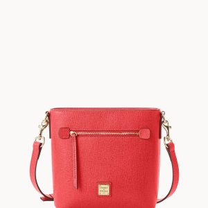 Saffiano Small Zip Crossbody