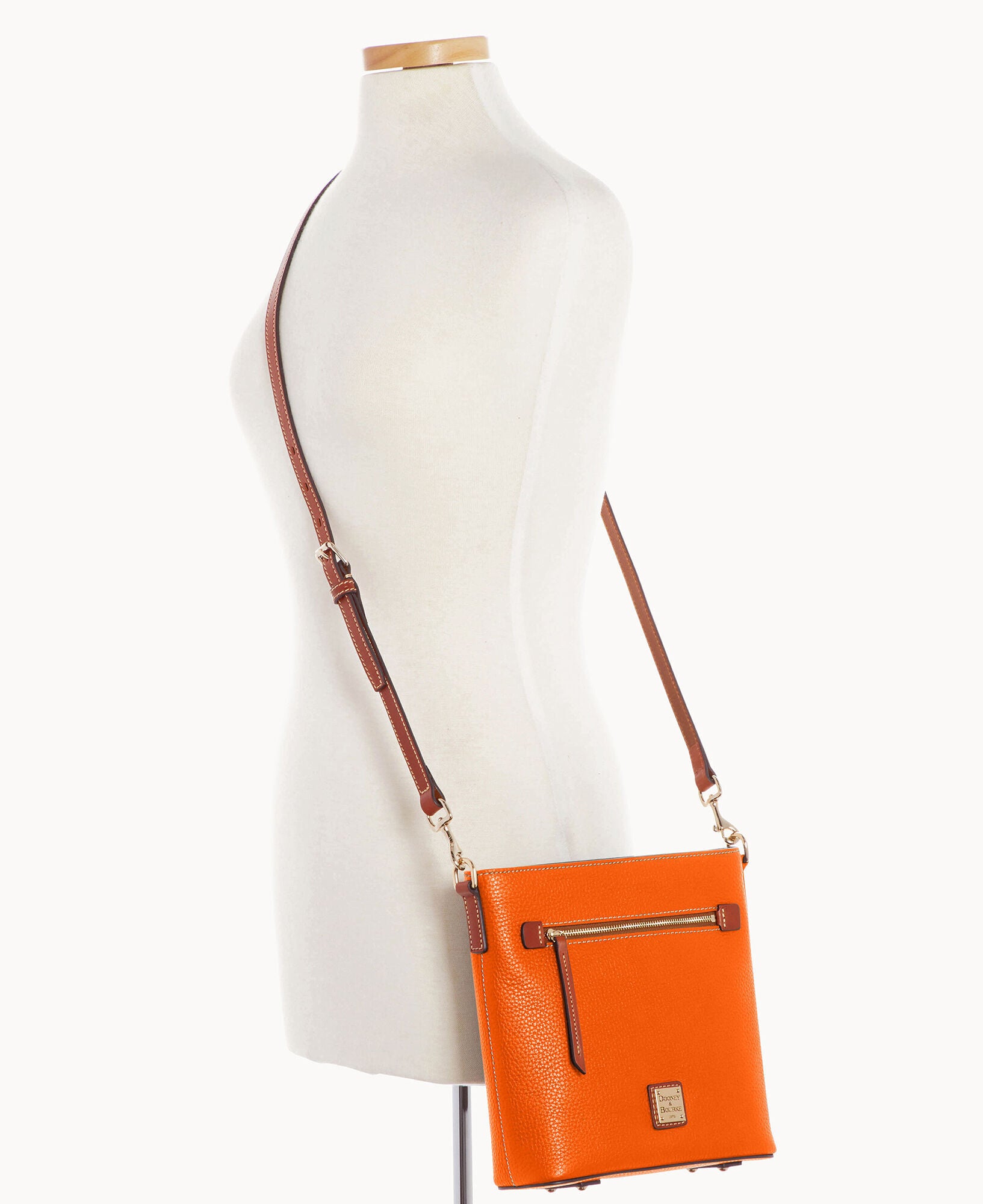 Pebble Grain Zip Crossbody - Image 4