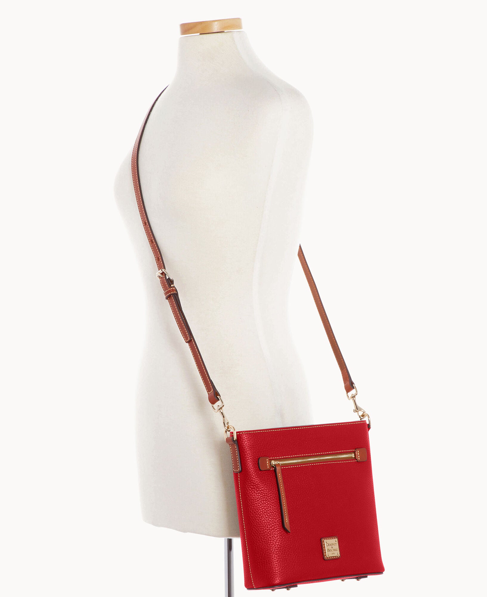 Pebble Grain Zip Crossbody - Image 24