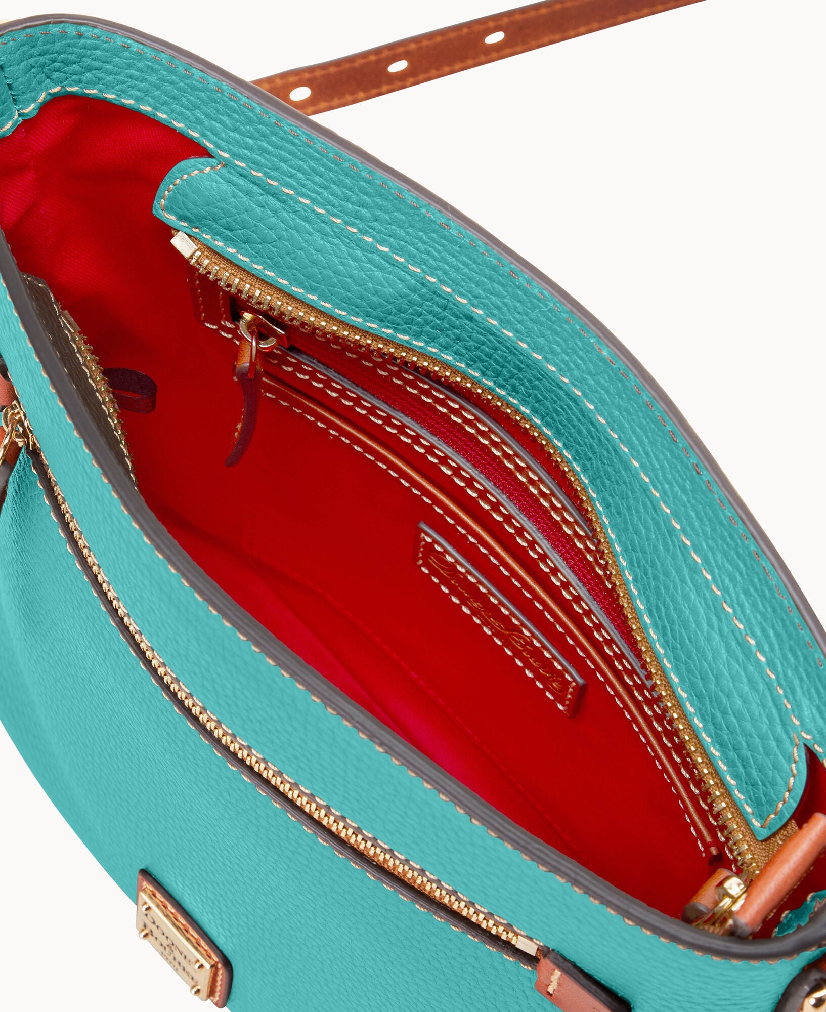 Pebble Grain Zip Crossbody - Image 15