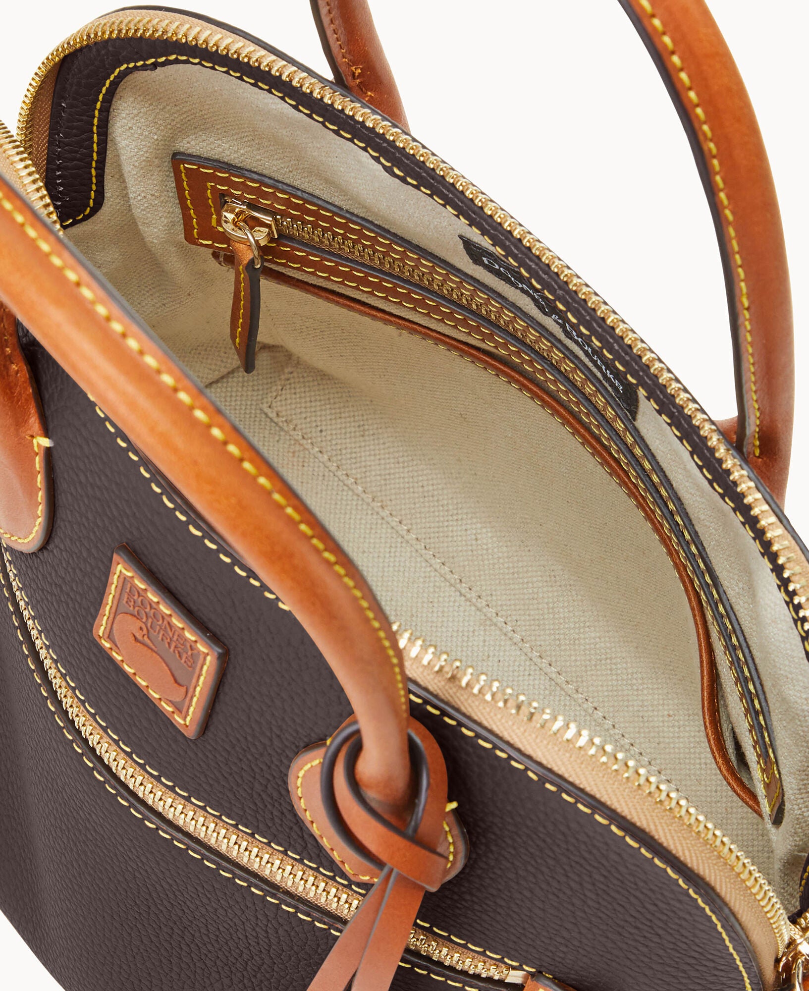 Pebble Grain Domed Satchel - Image 19