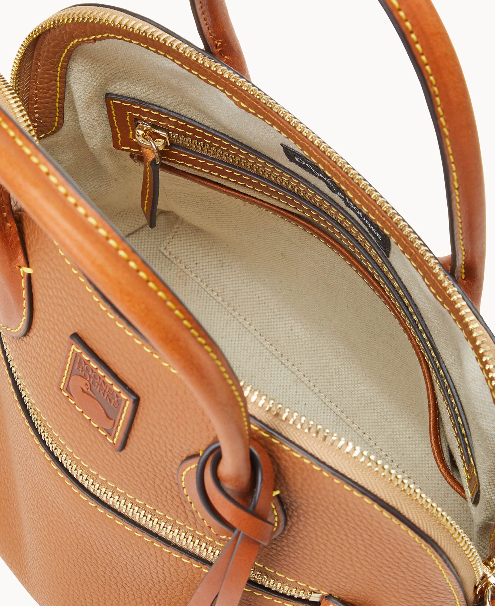 Pebble Grain Domed Satchel - Image 27