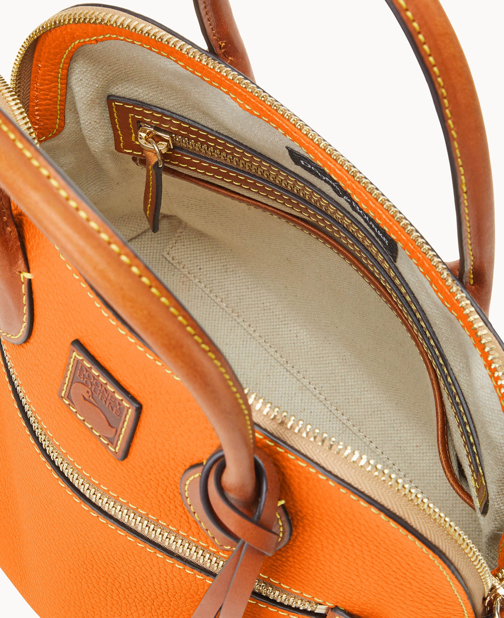 Pebble Grain Domed Satchel - Image 23