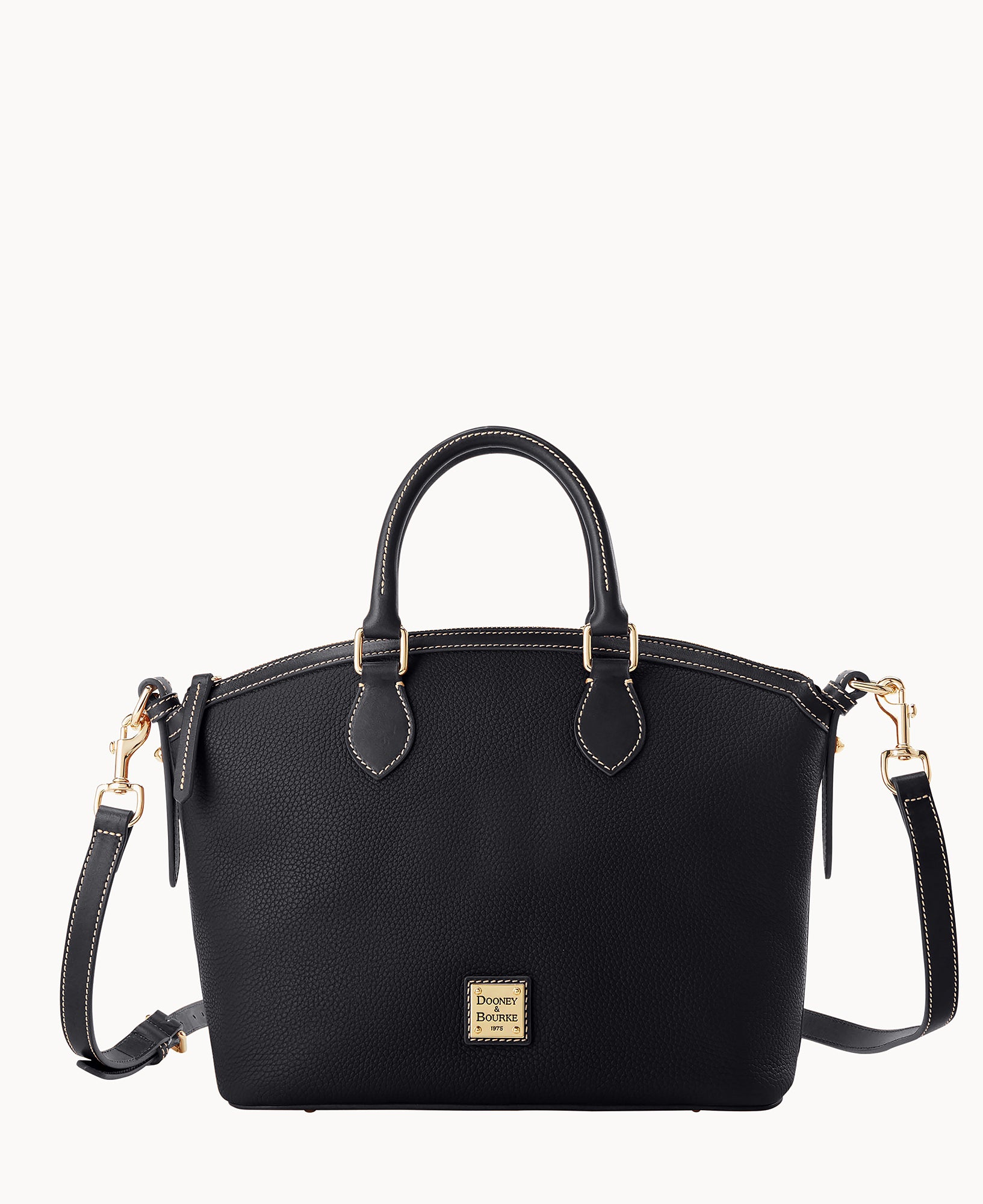 Pebble Grain Domed Satchel - Image 25