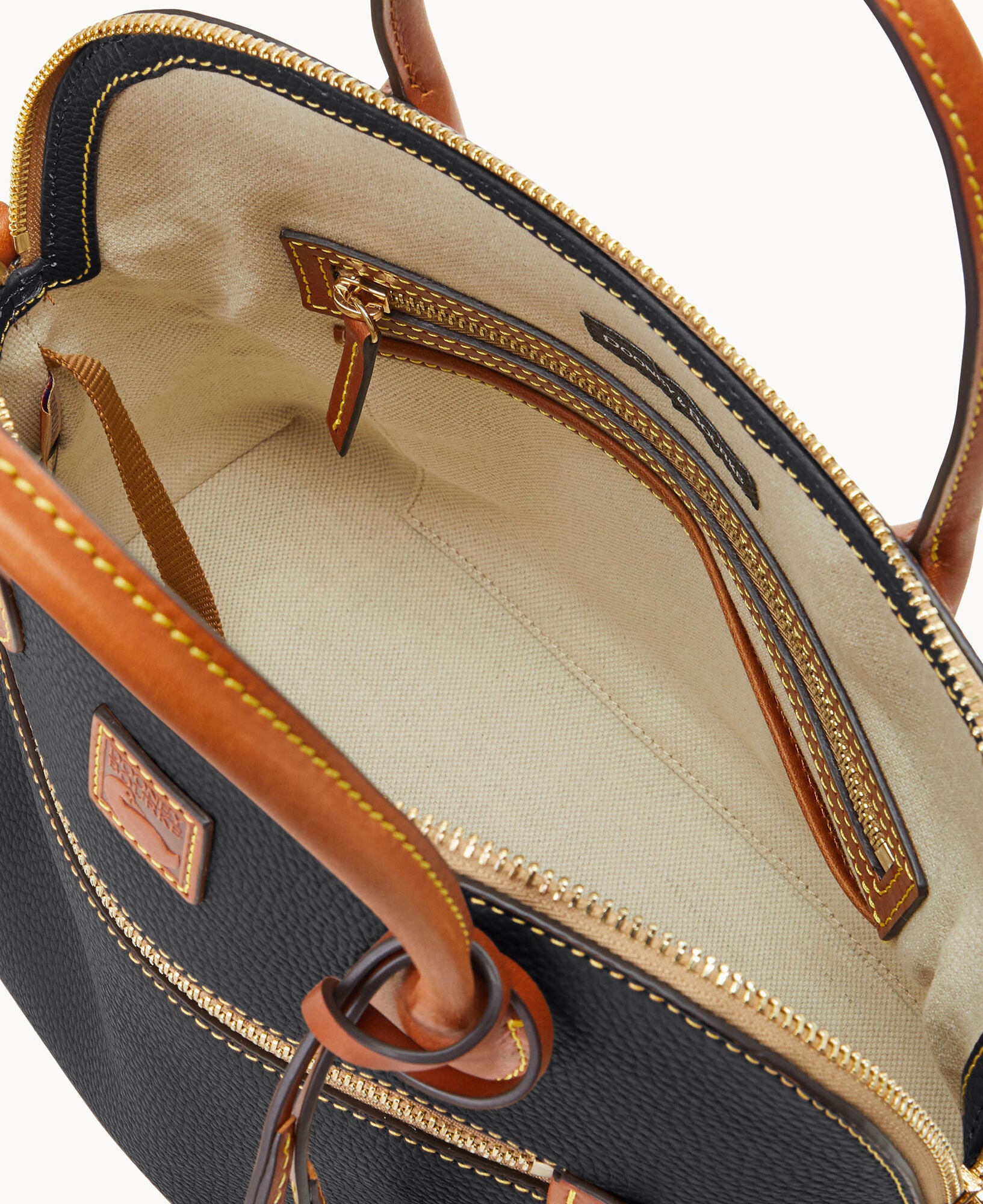 Pebble Grain Large Domed Satchel - Image 7