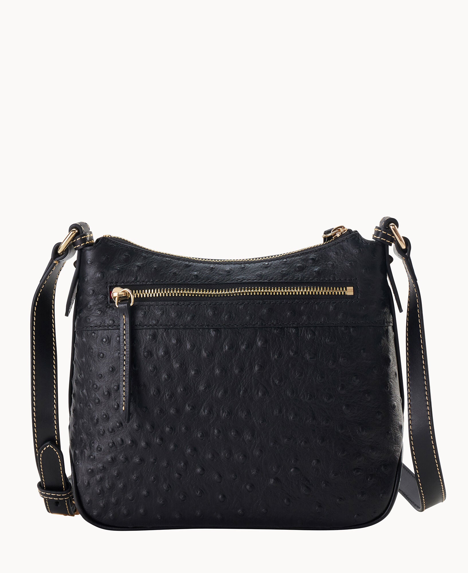 Ostrich Crossbody Hobo - Image 29