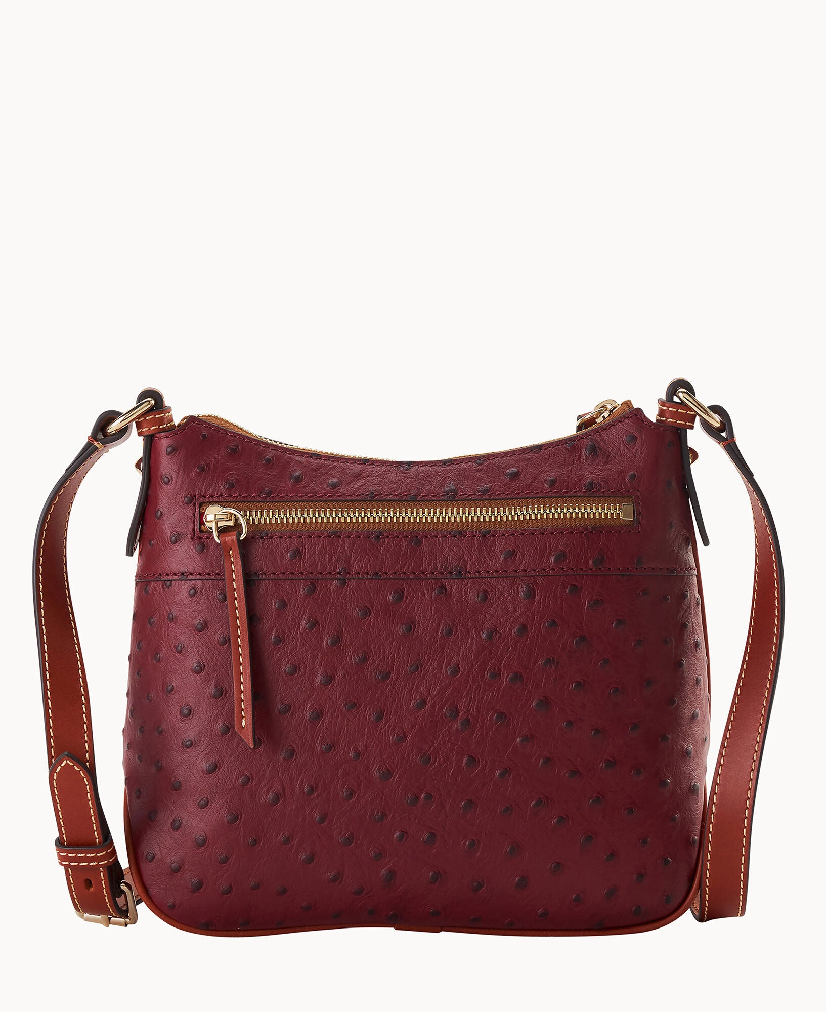 Ostrich Crossbody Hobo - Image 4