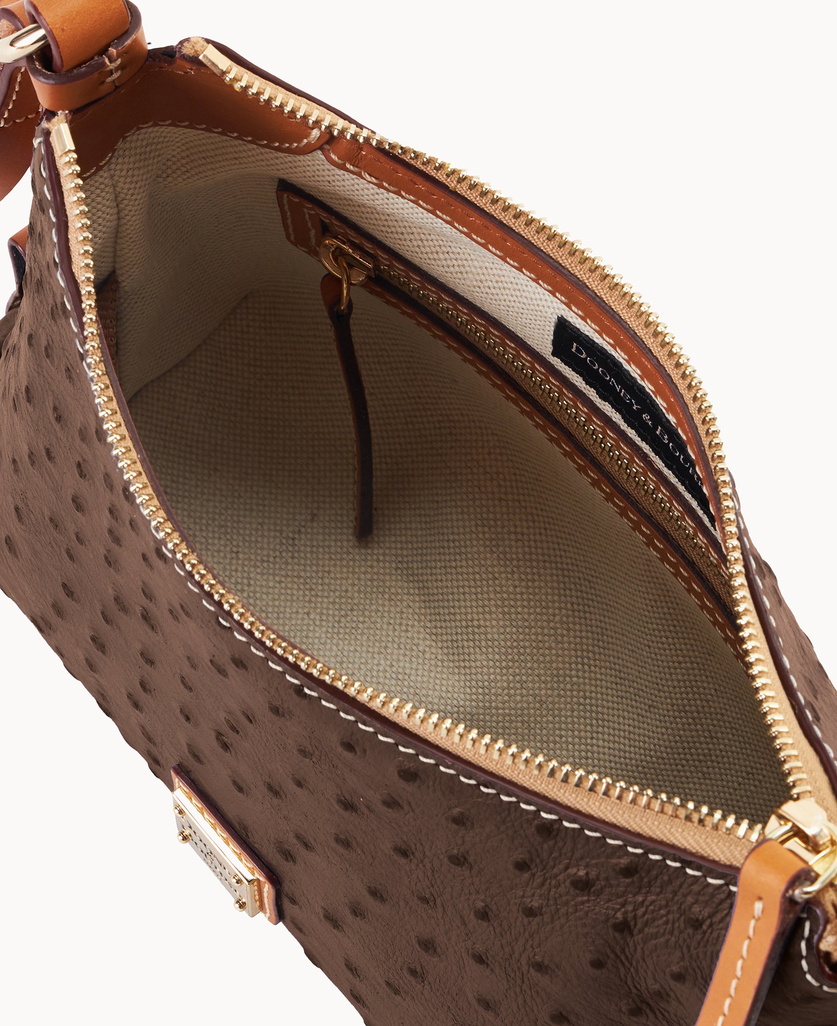 Ostrich Hobo Crossbody 22 - Image 19