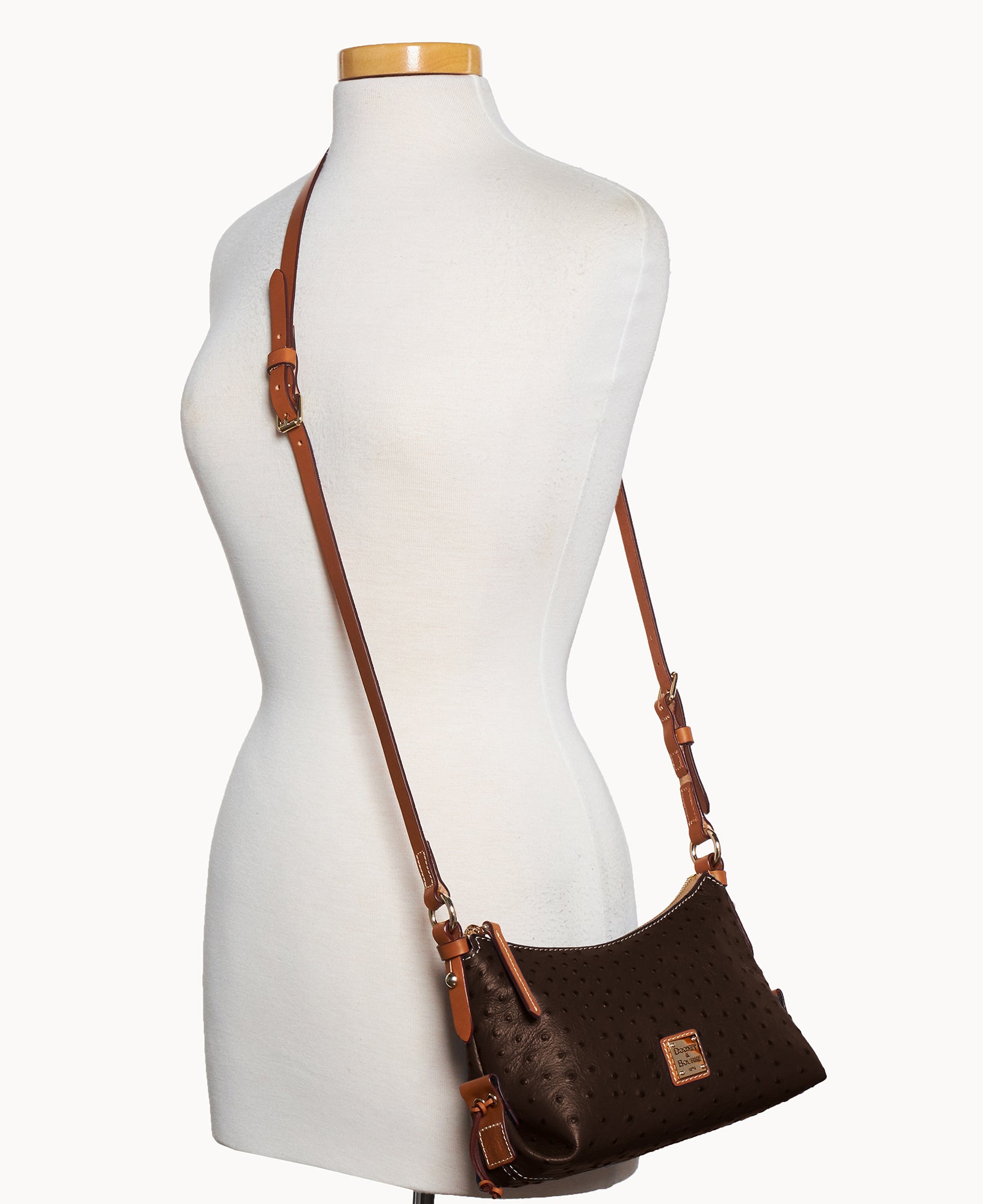 Ostrich Hobo Crossbody 22 - Image 20