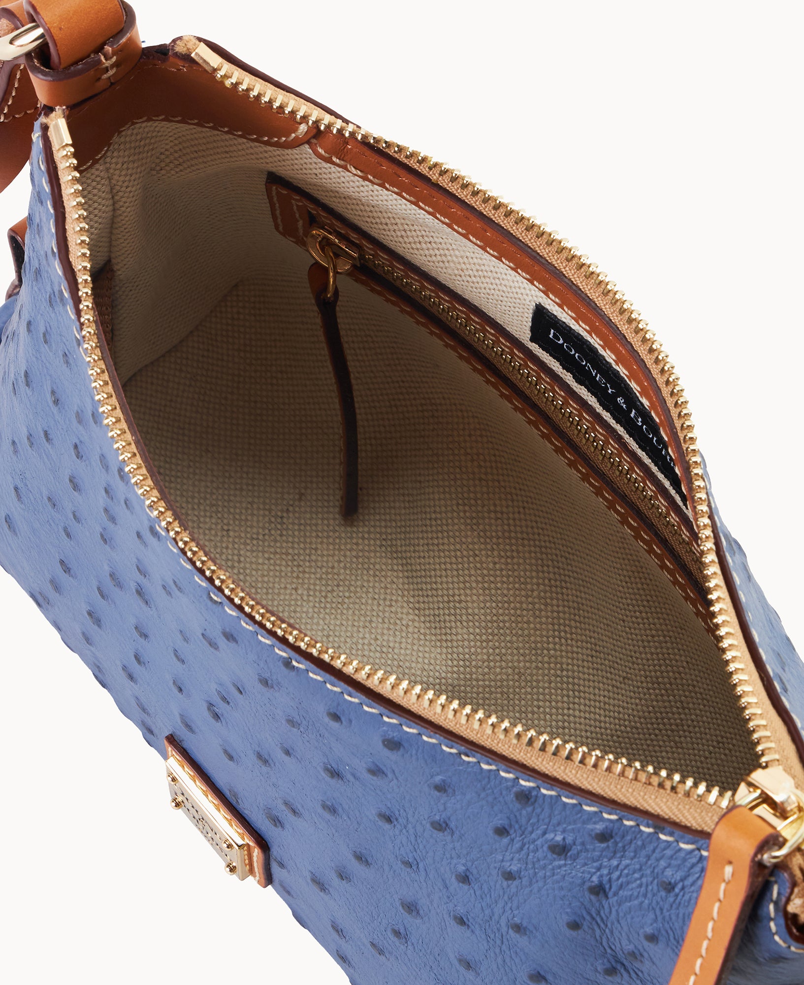 Ostrich Hobo Crossbody 22 - Image 3
