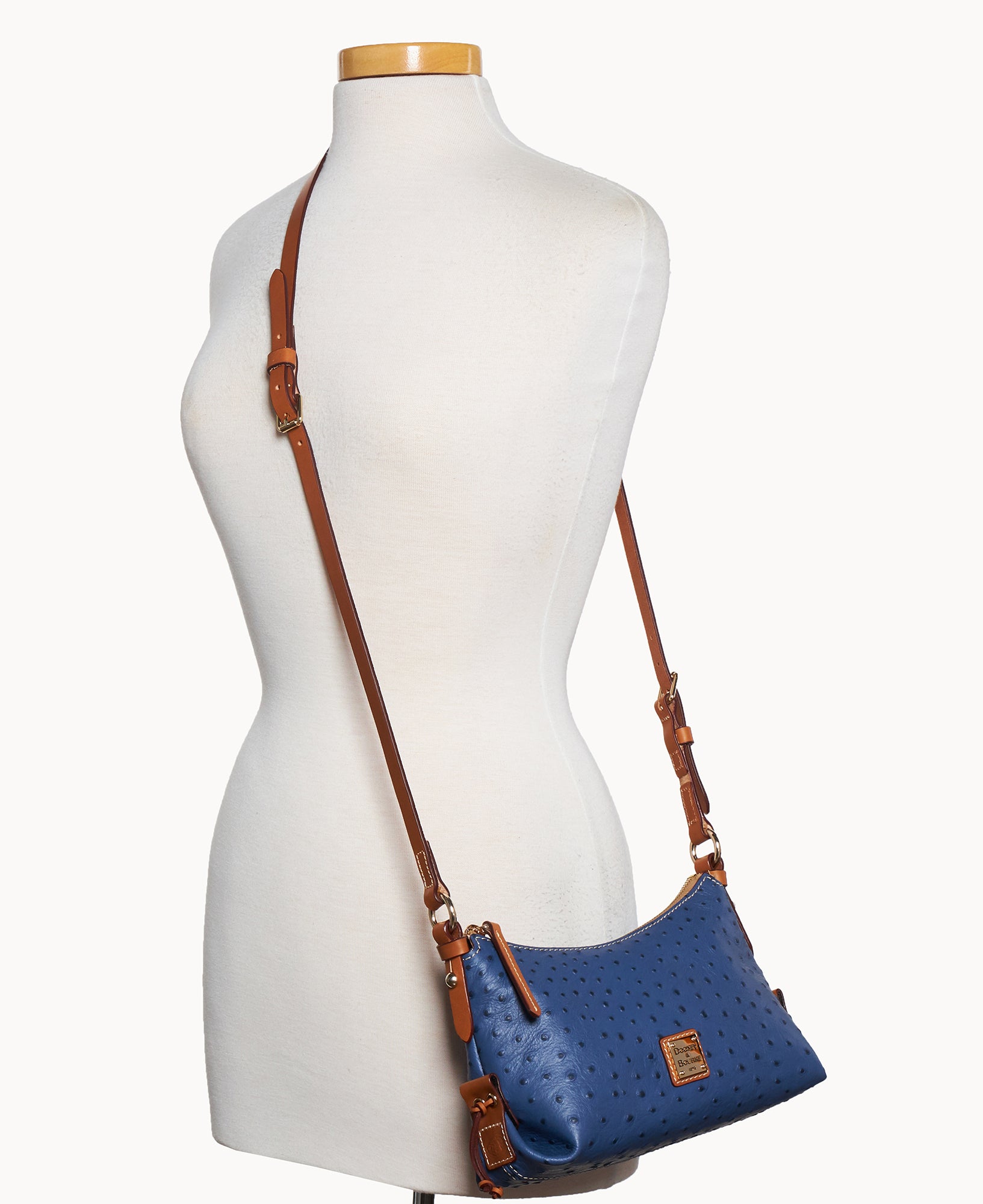 Ostrich Hobo Crossbody 22 - Image 4