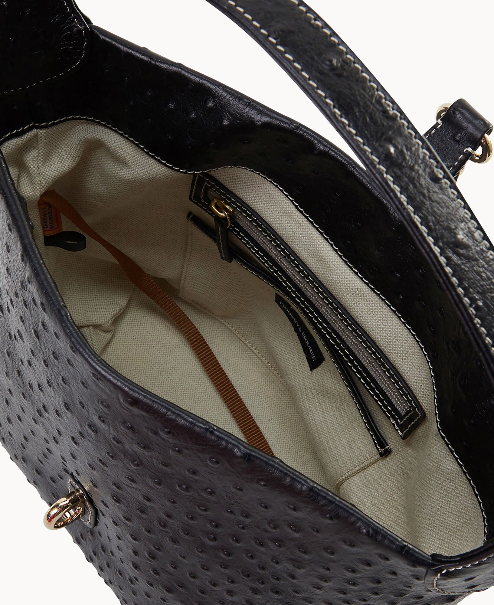 Ostrich Logo Lock Hobo - Image 7