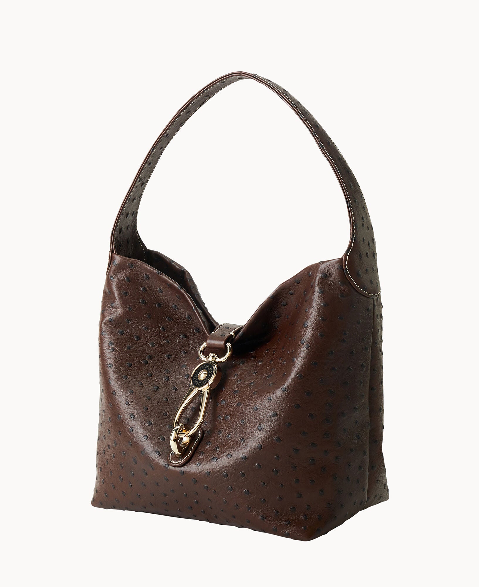 Ostrich Logo Lock Hobo - Image 30