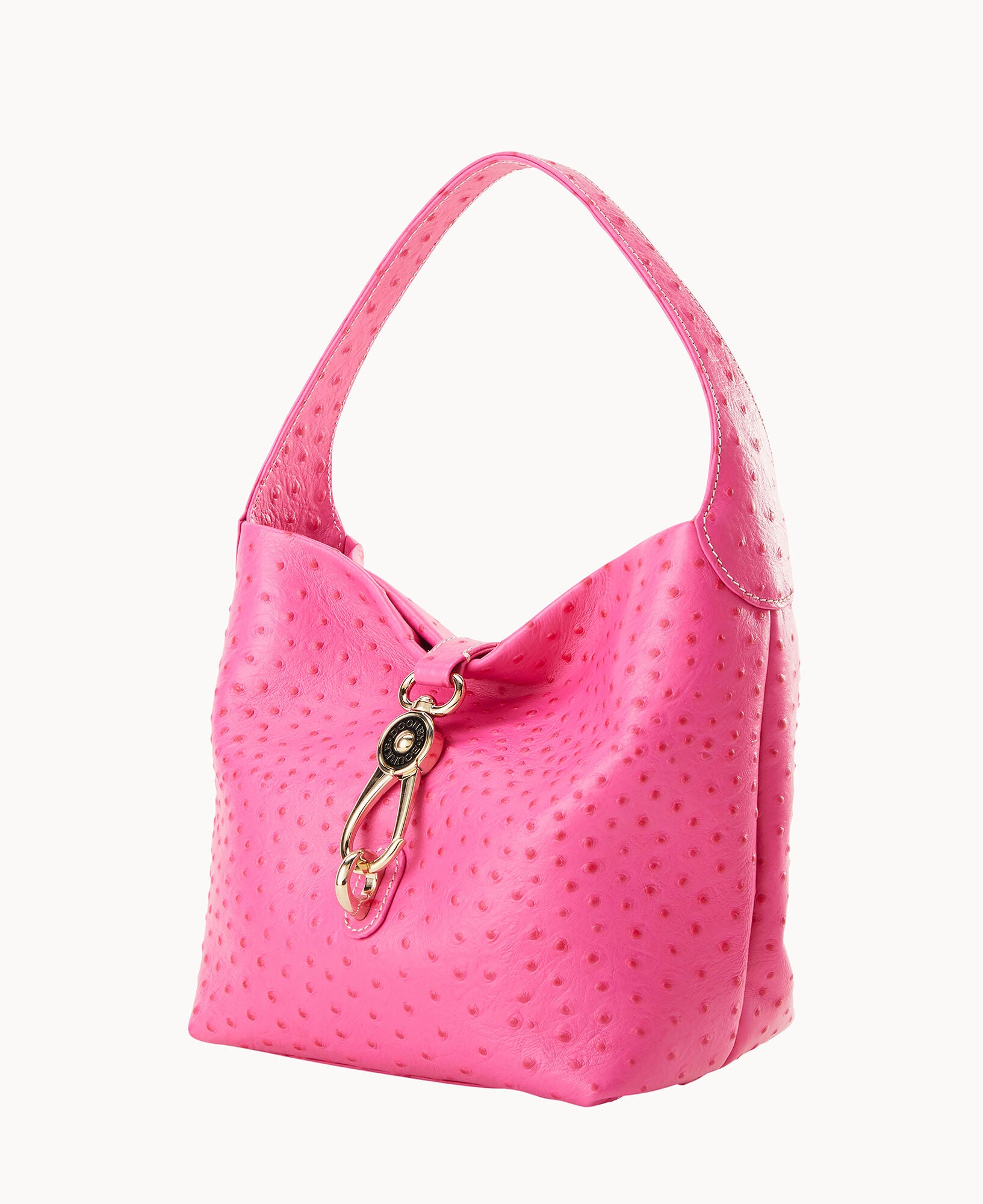 Ostrich Logo Lock Hobo - Image 14