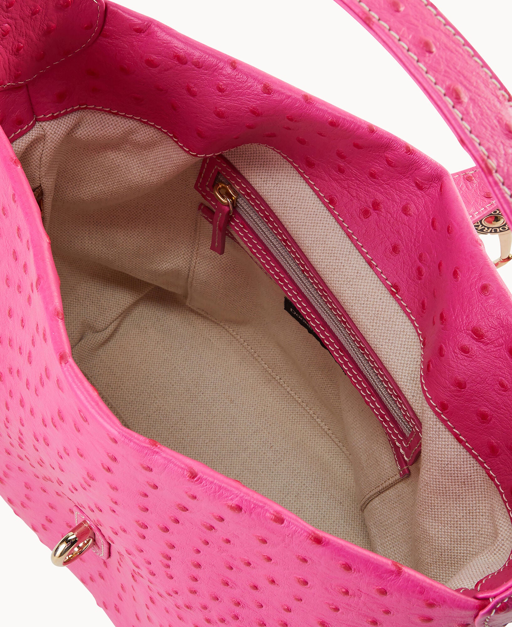 Ostrich Logo Lock Hobo - Image 15