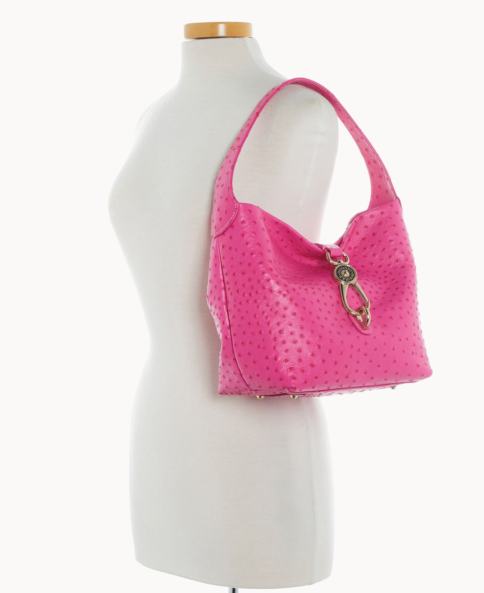 Ostrich Logo Lock Hobo - Image 16