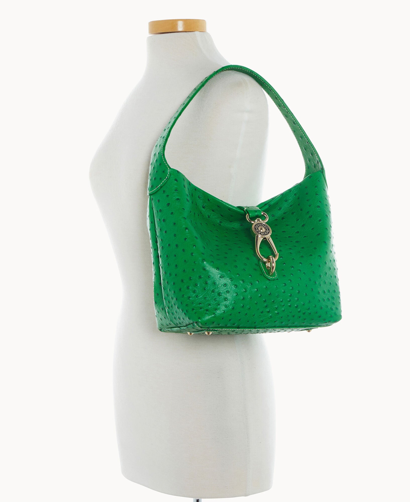 Ostrich Logo Lock Hobo - Image 4