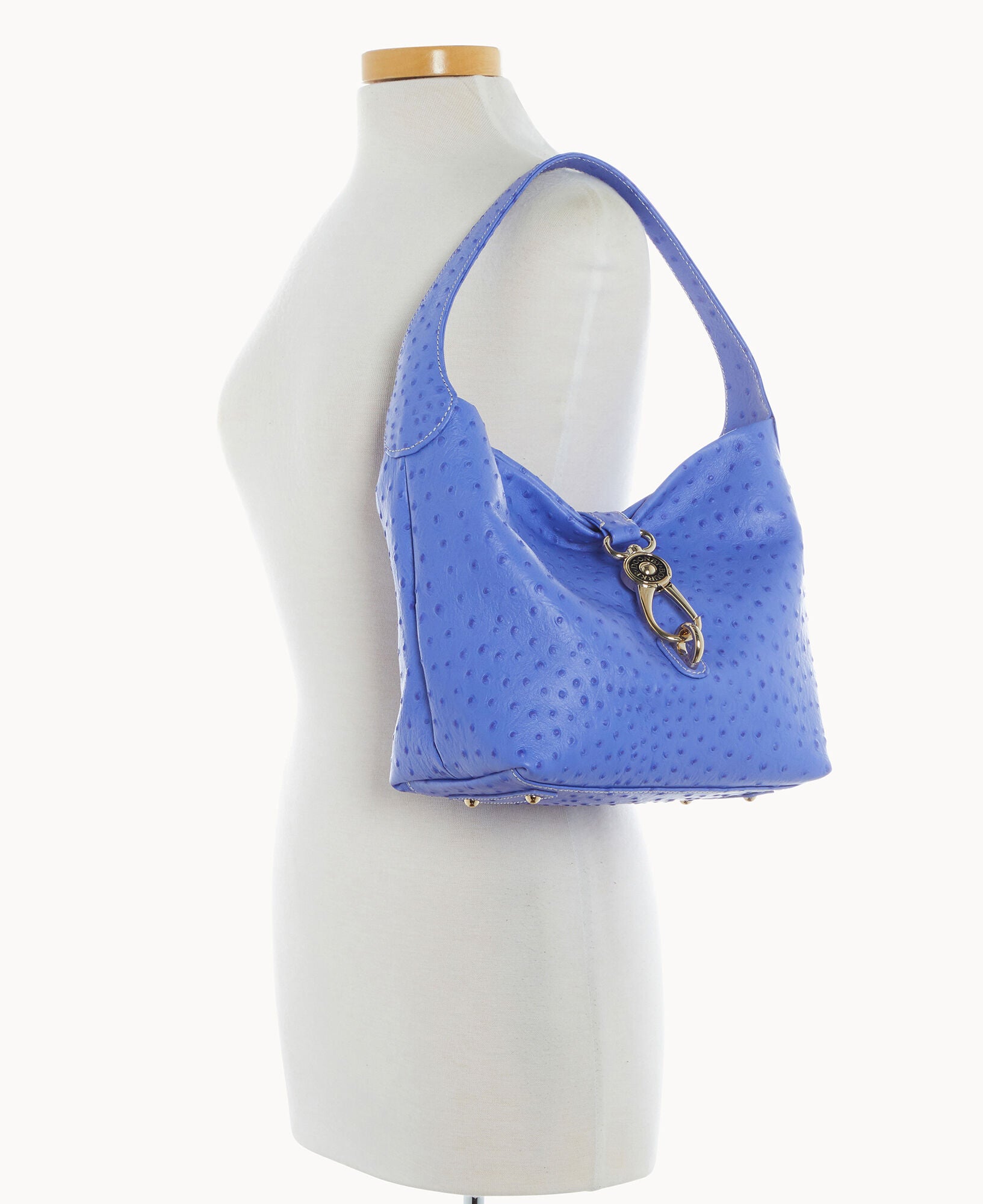 Ostrich Logo Lock Hobo - Image 24