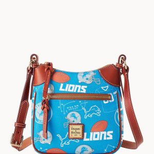 NFL Lions Front Zip Crossbody
