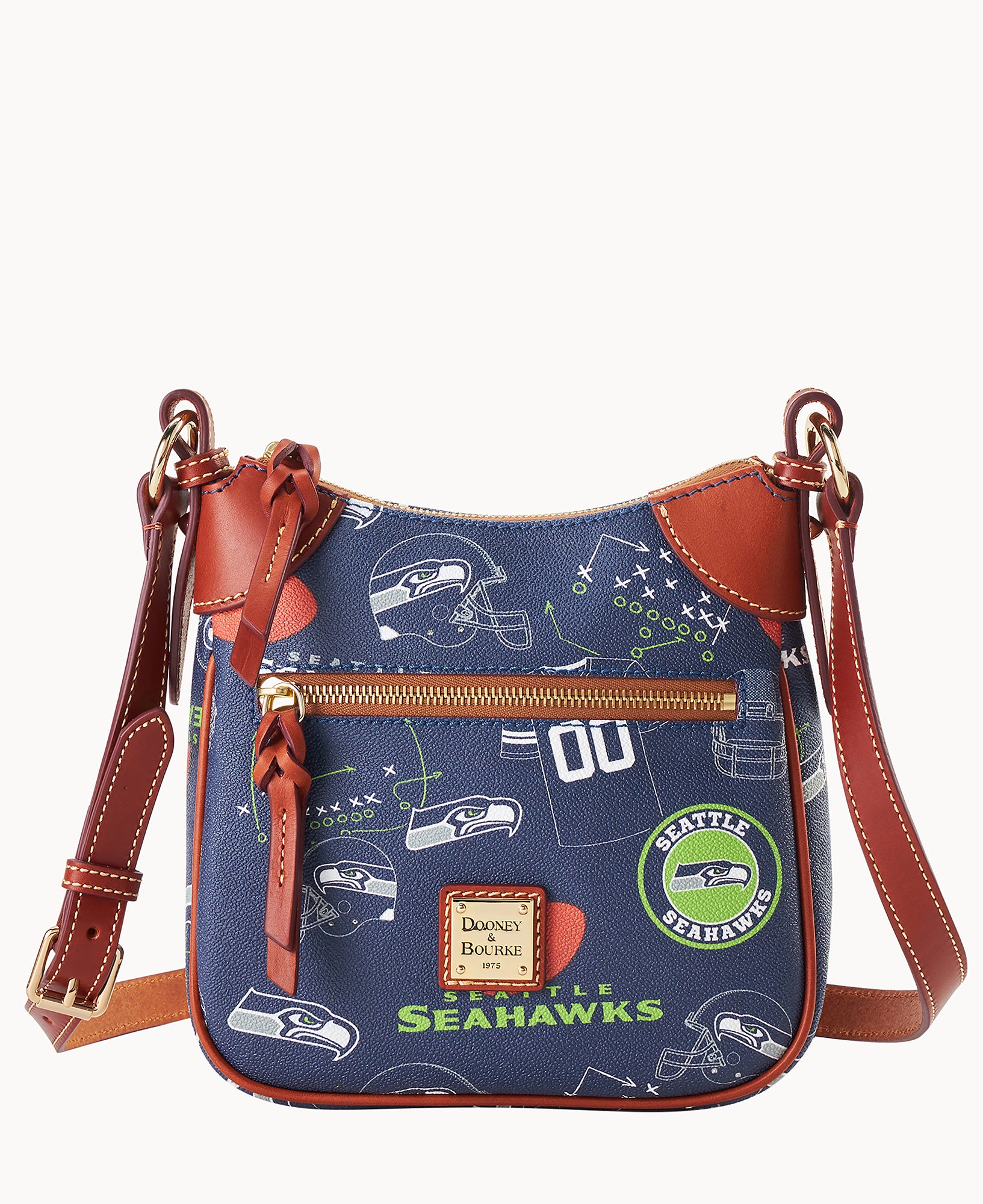 NFL Seahawks Front Zip Crossbody