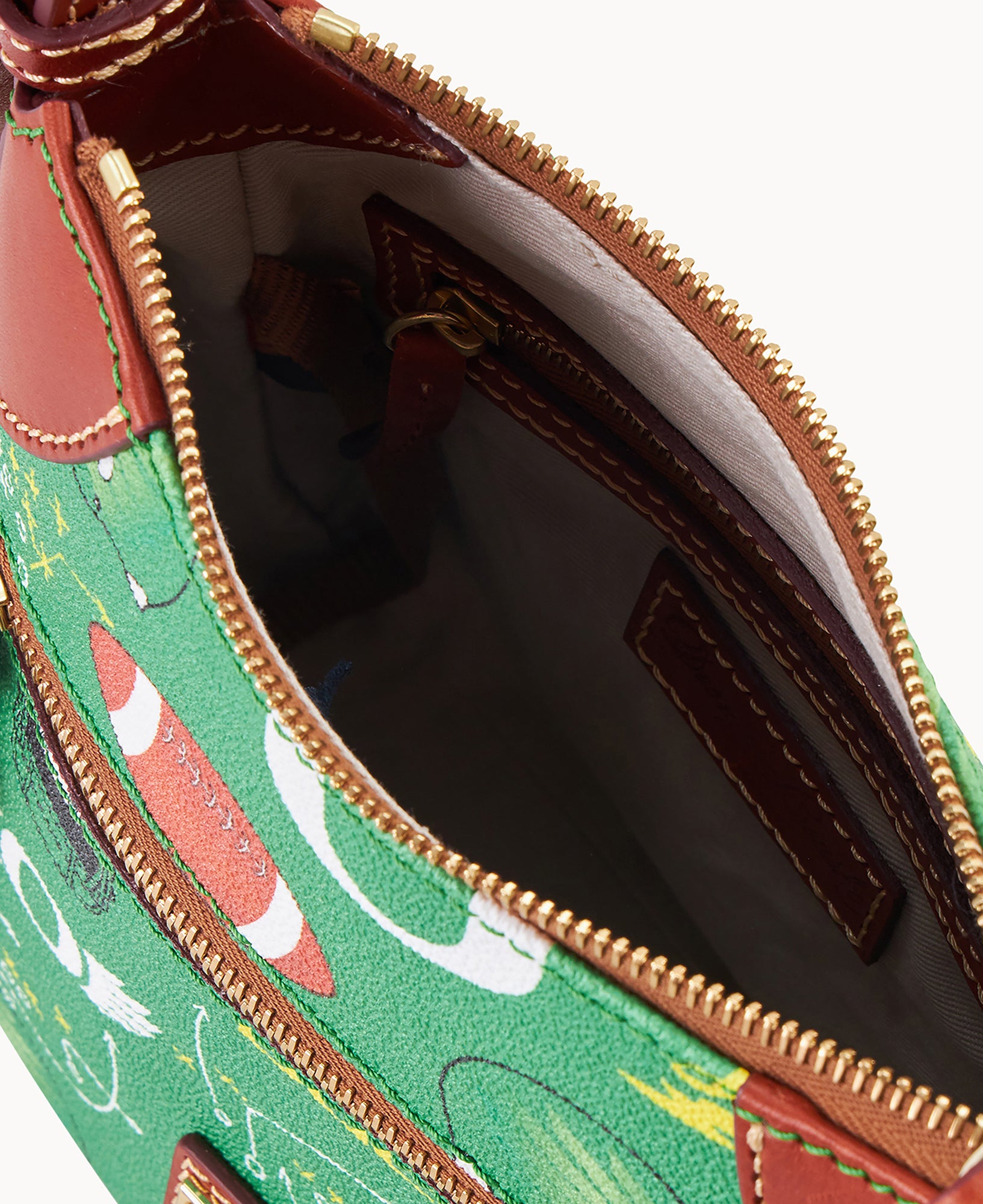 Collegiate University of Oregon Front Zip Crossbody - Image 3