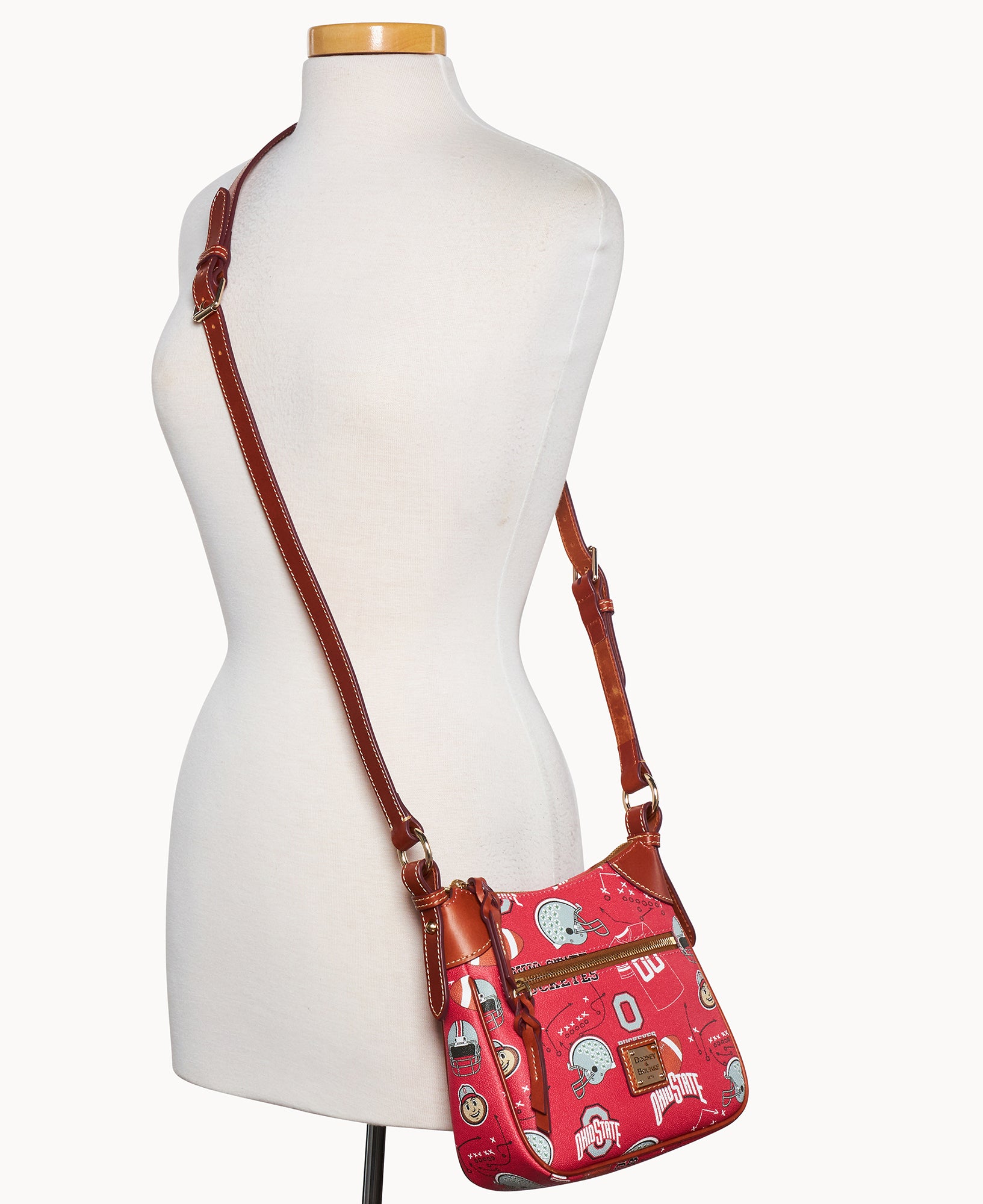 Collegiate Ohio State University Front Zip Crossbody - Image 4