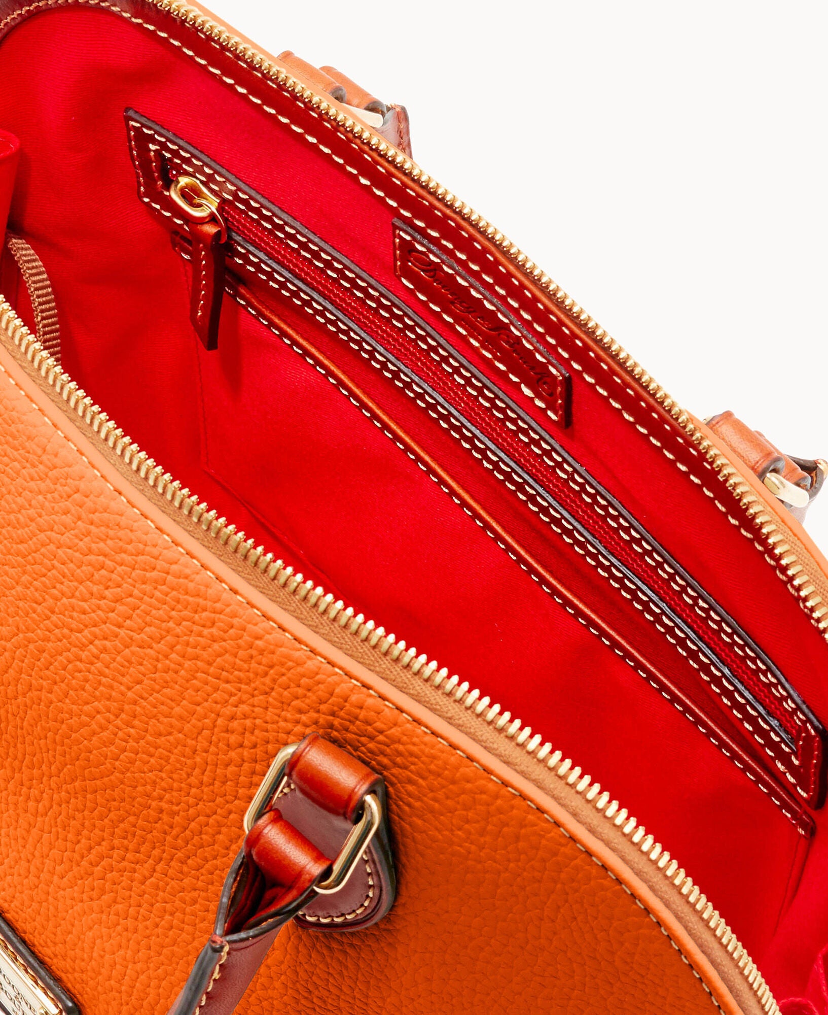 Pebble Grain Zip Zip Satchel - Image 18
