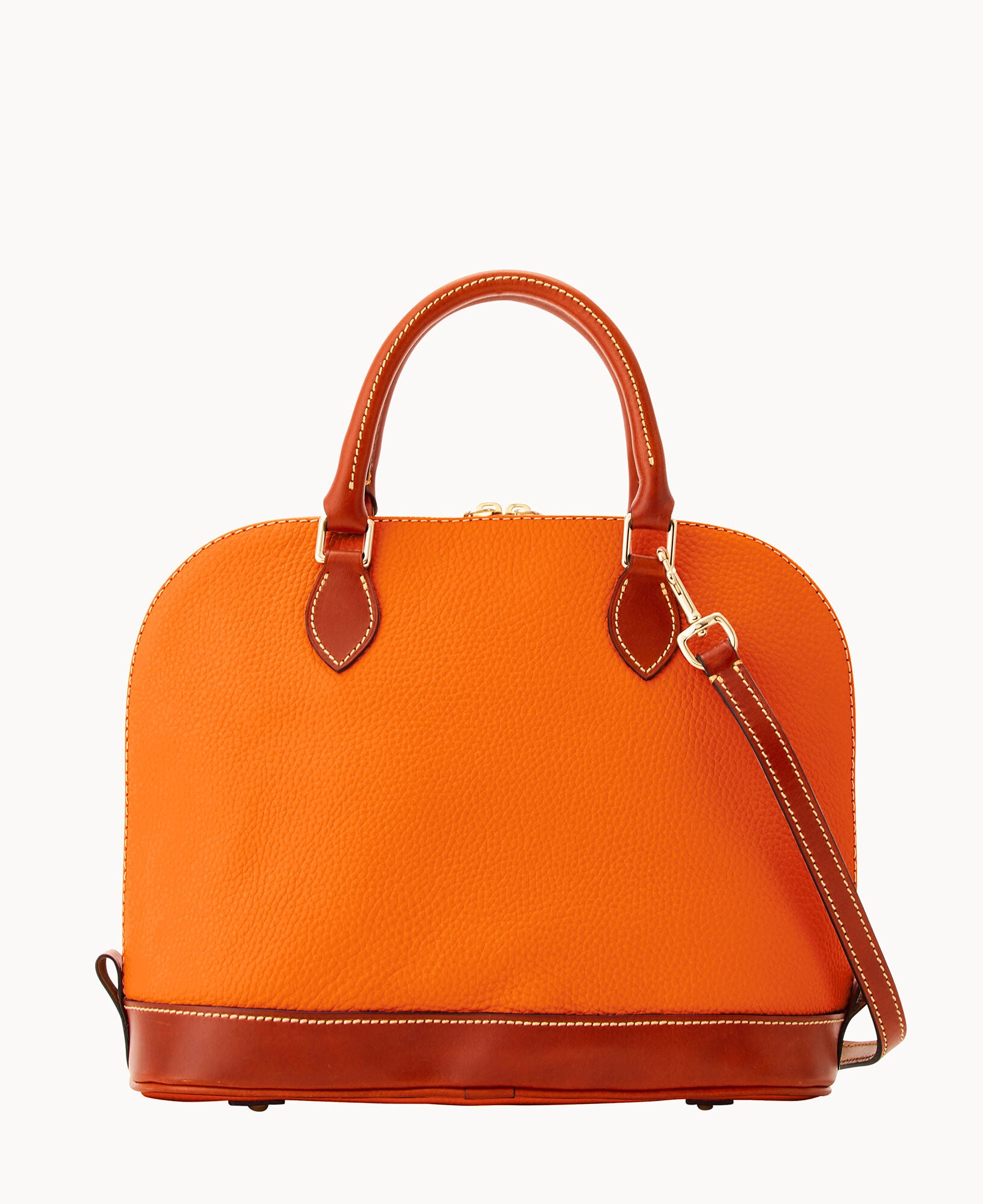 Pebble Grain Zip Zip Satchel - Image 19