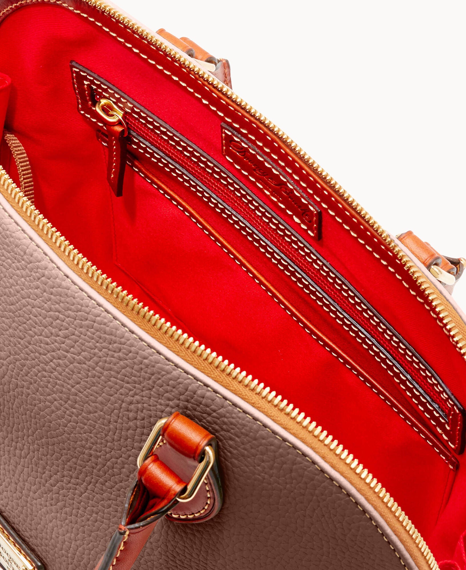 Pebble Grain Zip Zip Satchel - Image 28